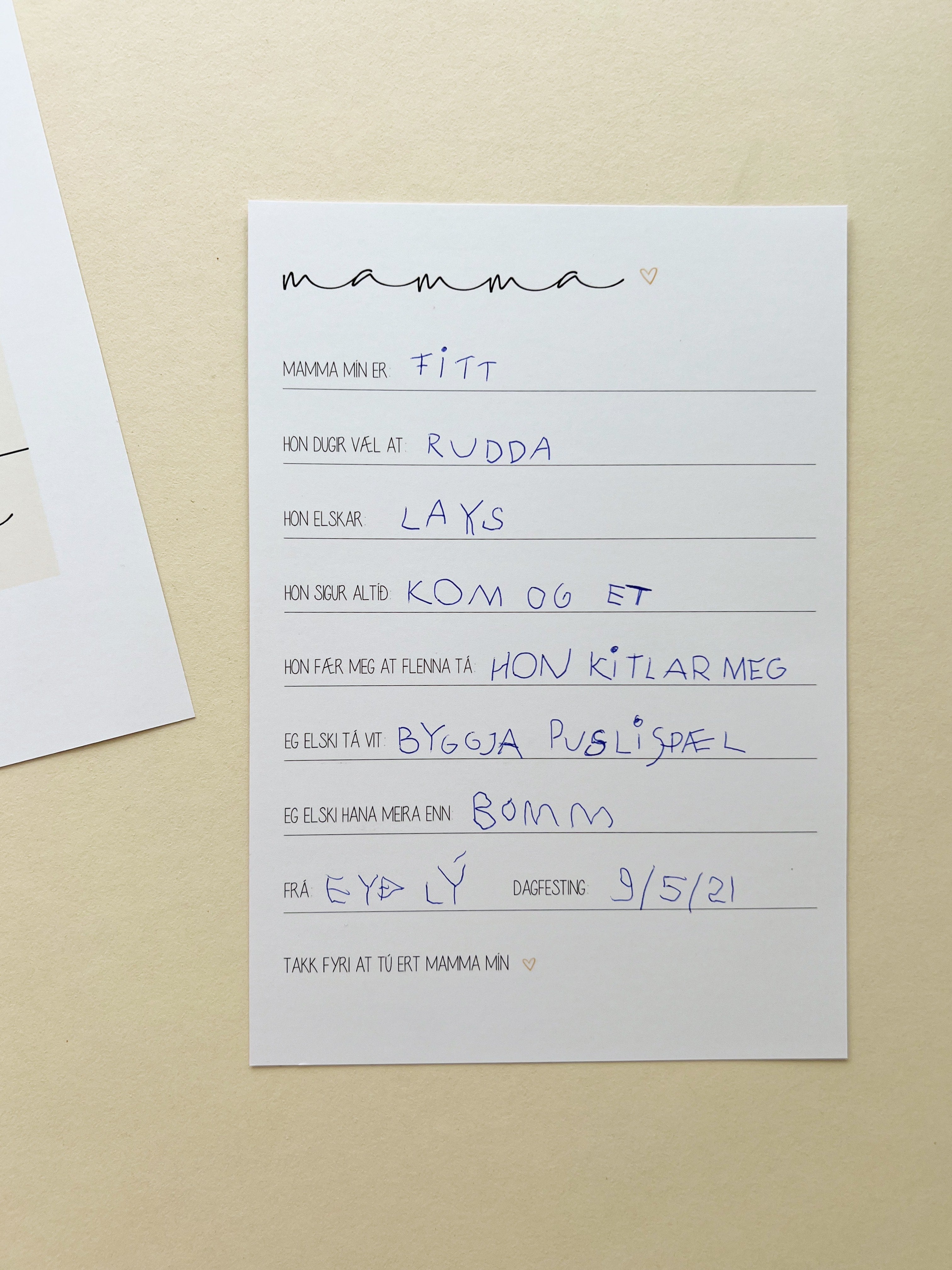 MAMMA - STRIKUTEKNING