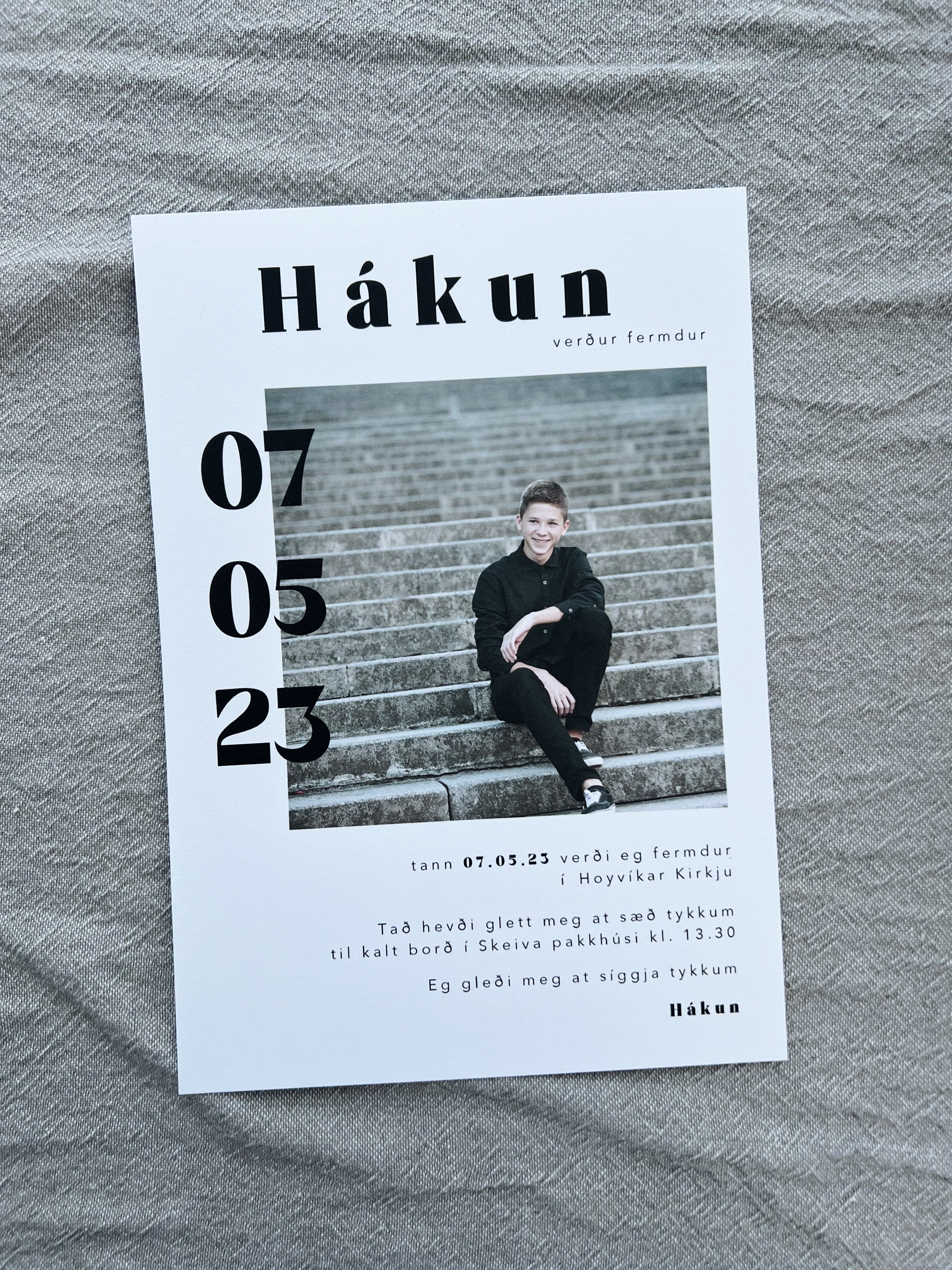 Innbjóðing - Hákun