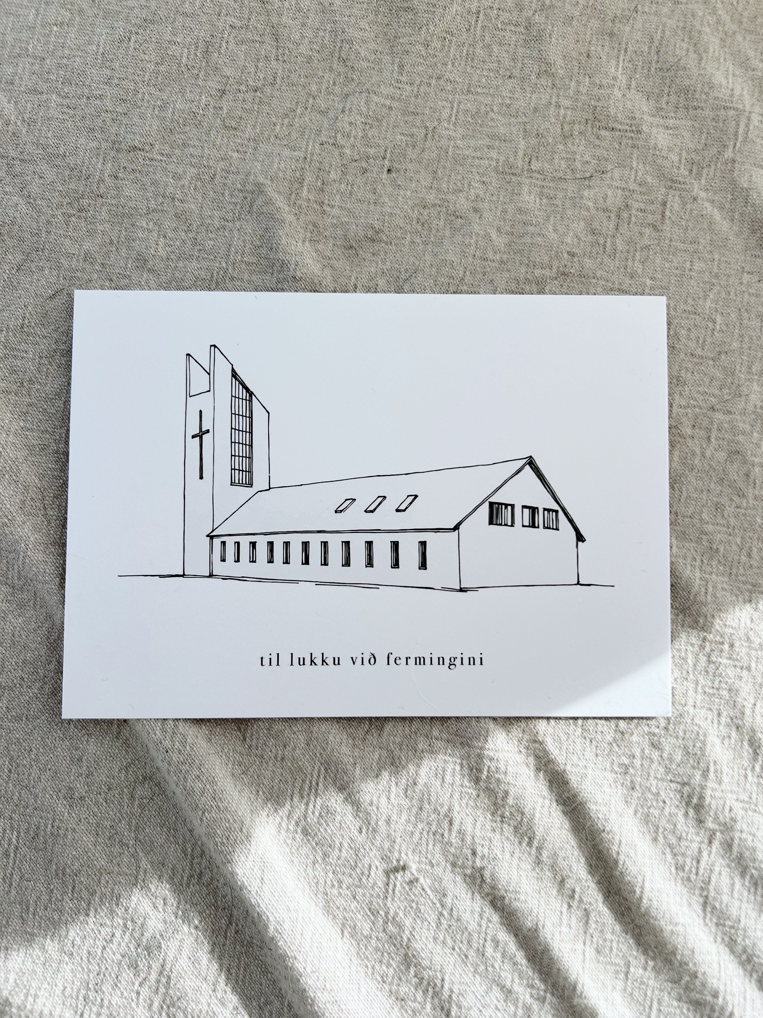 Til lukku við fermingini - Argja kirkja