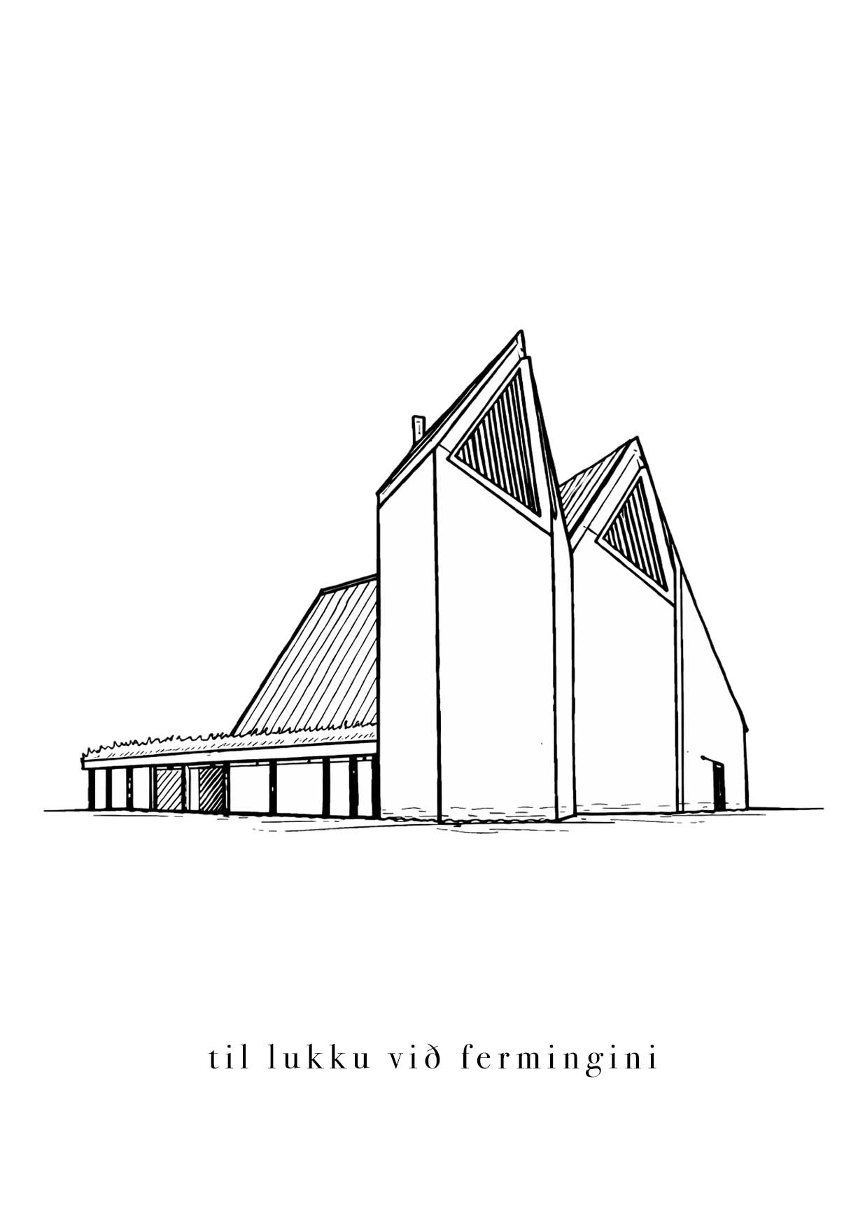 Til lukku við fermingini - Fuglafjarðar kirkja