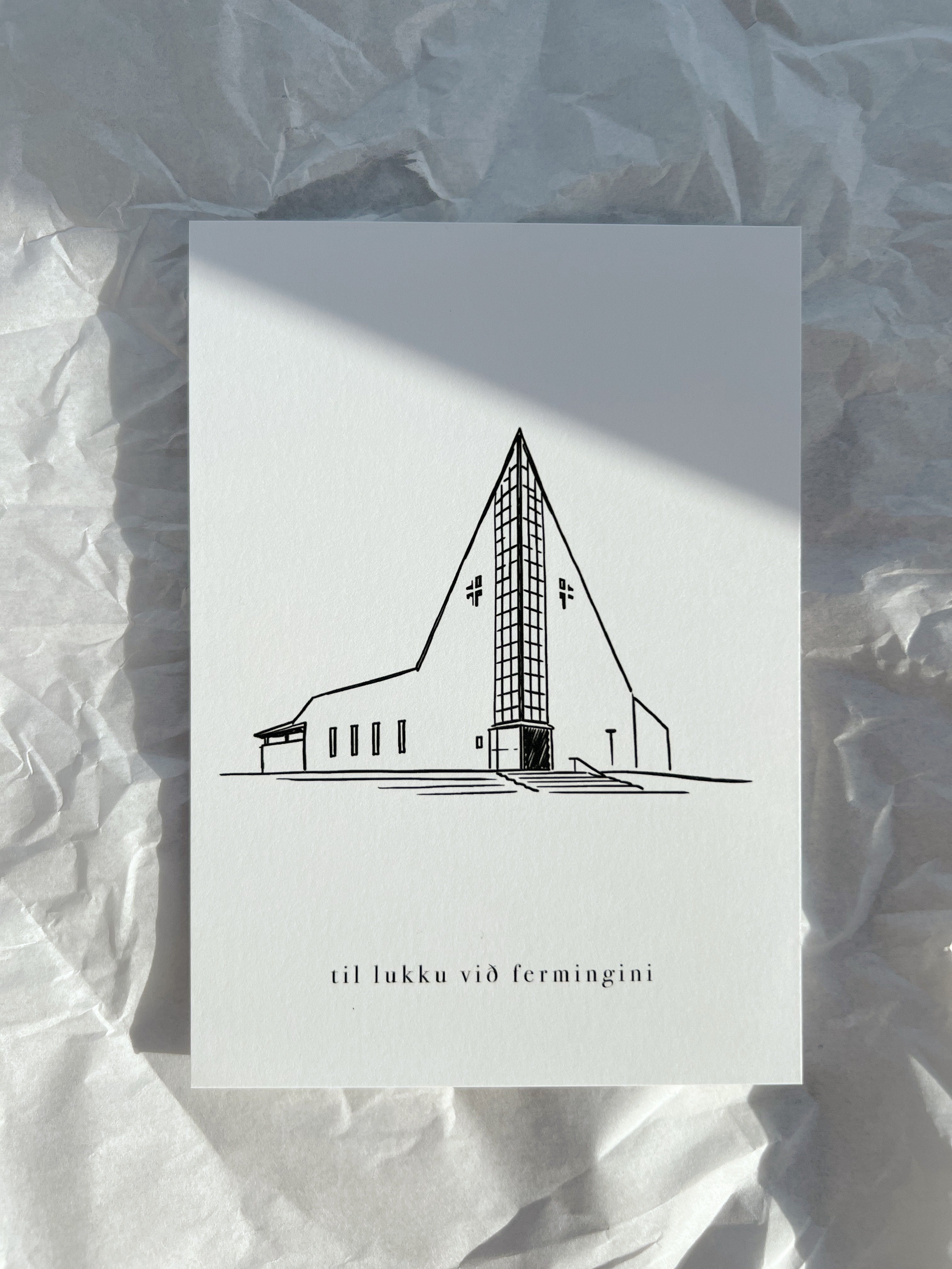 Til lukku við fermingini - Hoyvíkar kirkja