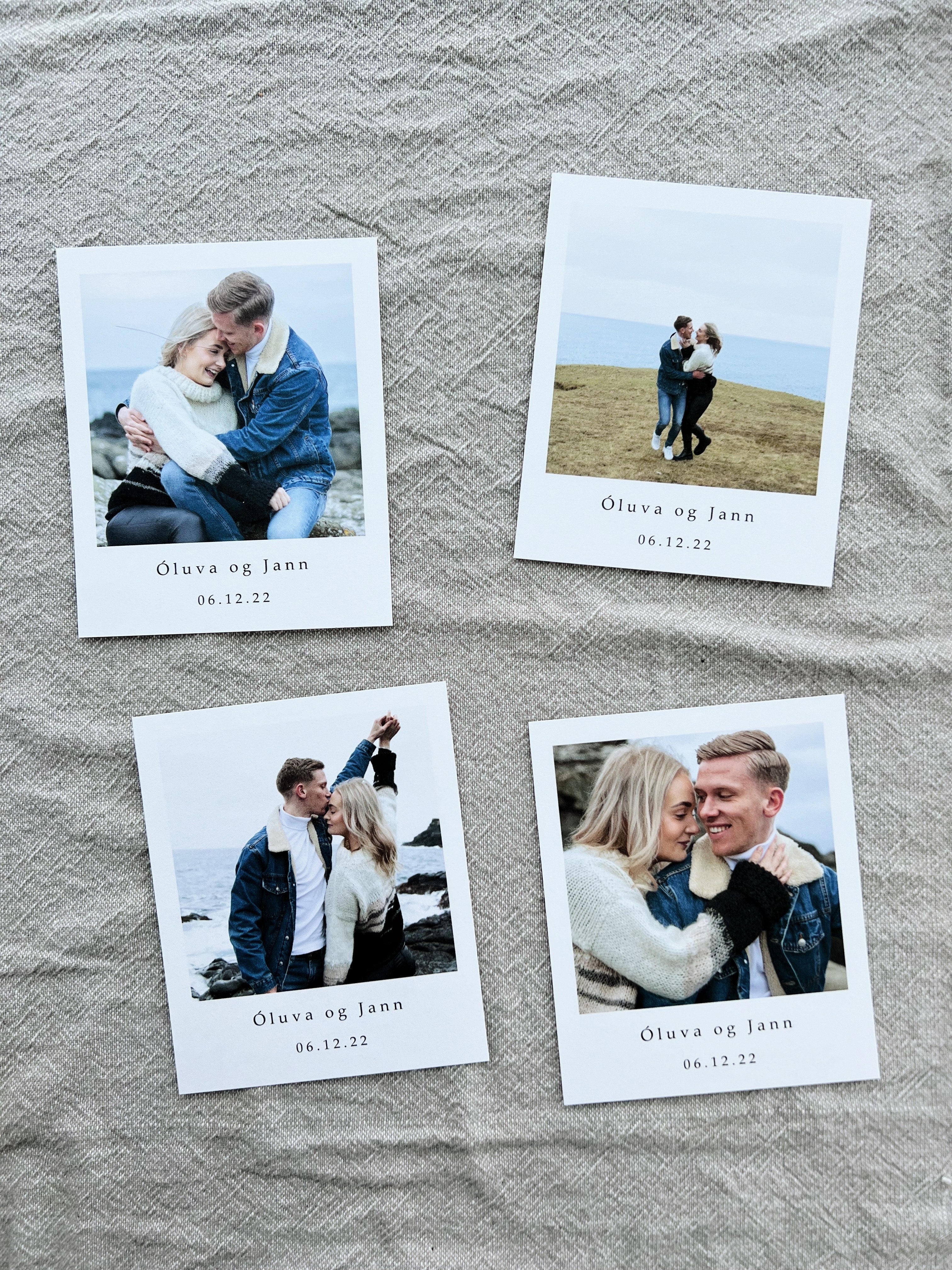 Polaroid myndir - einkult skrift