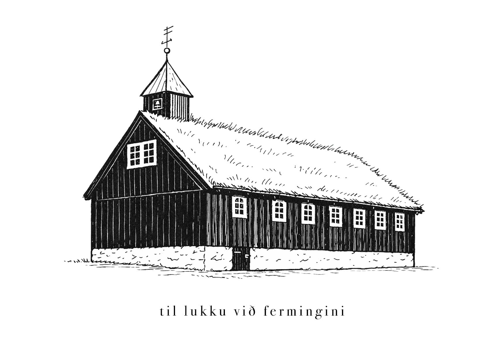 Til lukku við fermingini - Kollafjarðar kirkja