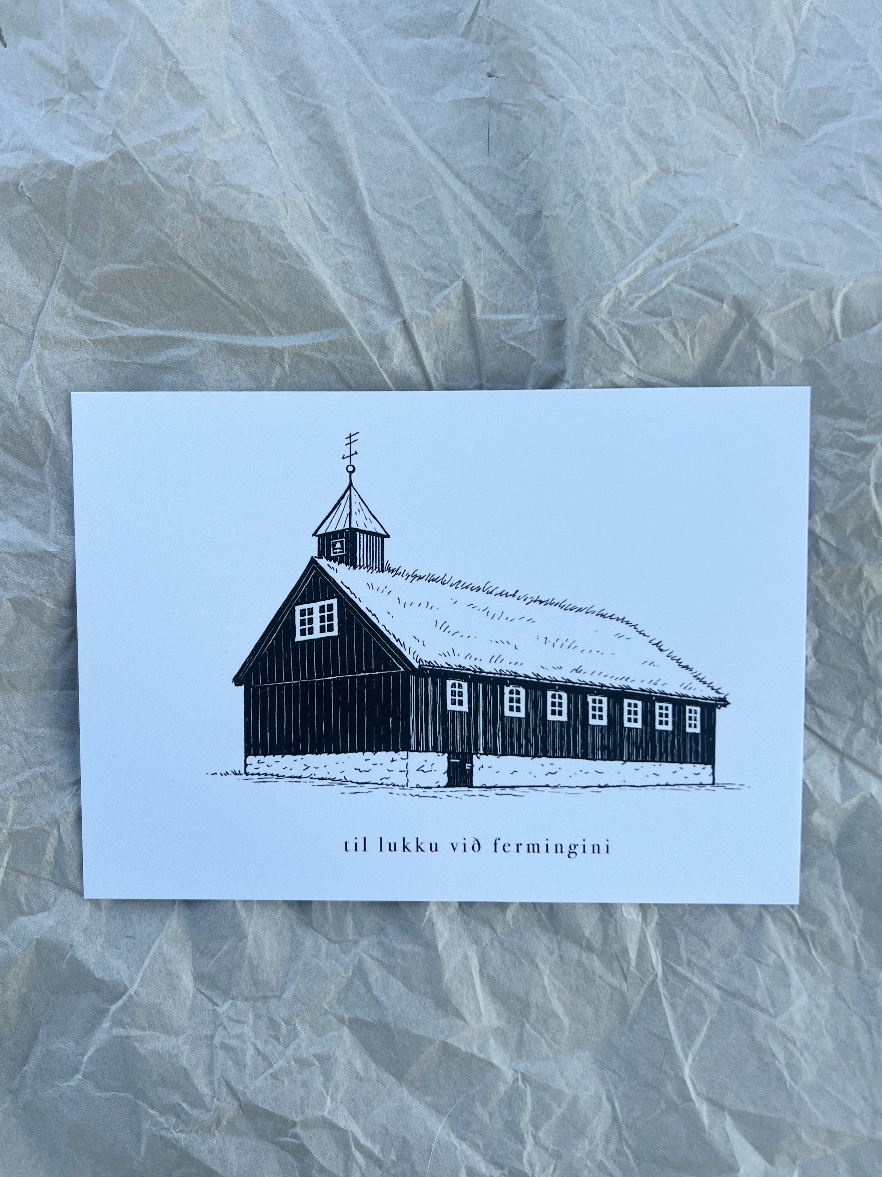 Til lukku við fermingini - Kollafjarðar kirkja