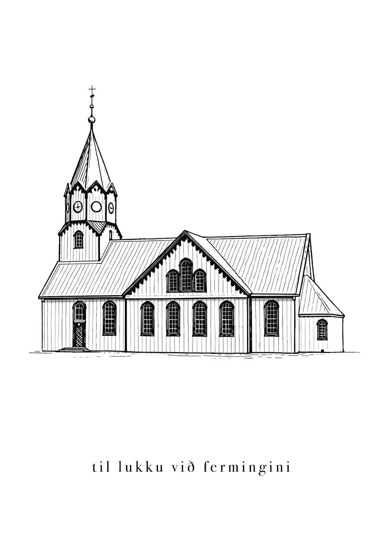 Til lukku við fermingini - Sandavágs kirkja