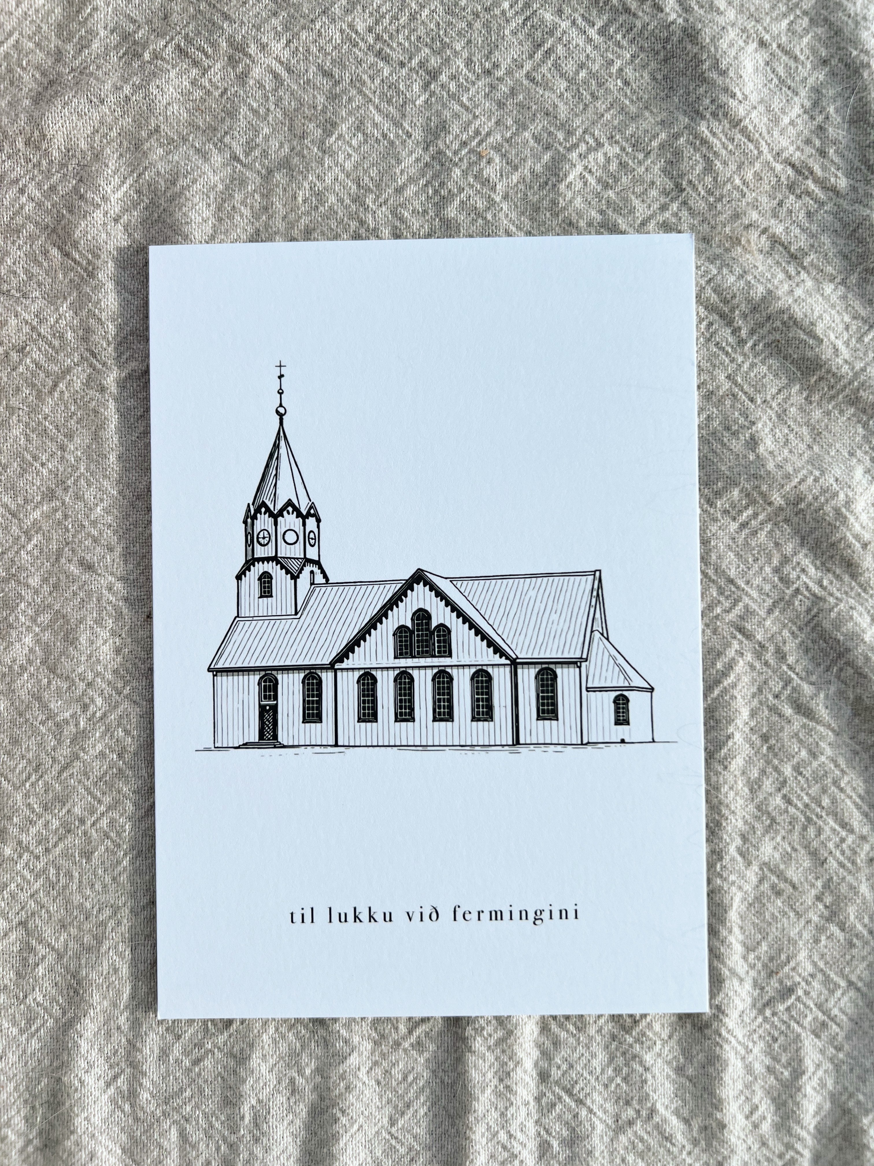 Til lukku við fermingini - Sandavágs kirkja