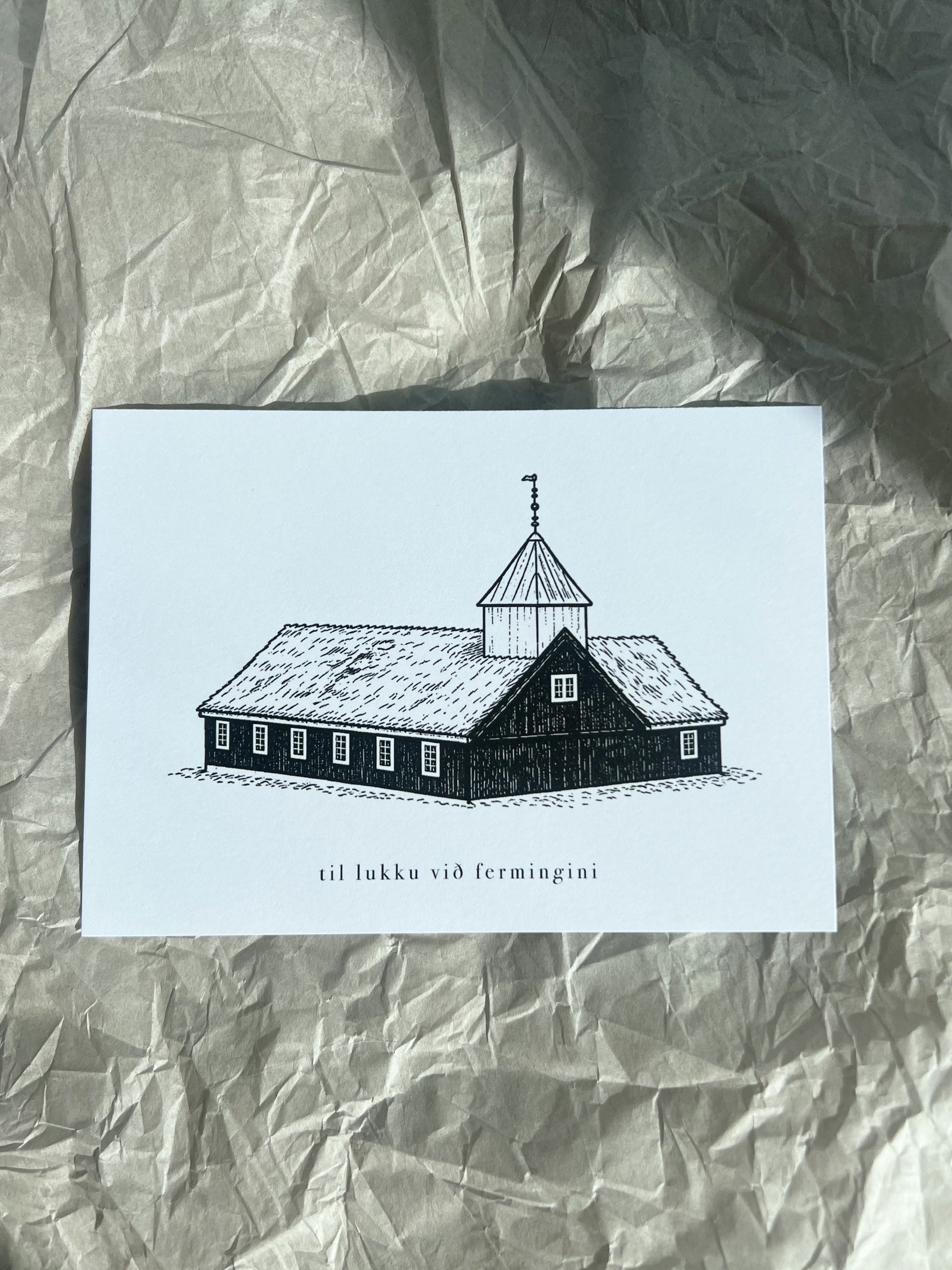 Til lukku við fermingini - Sjóvar kirkja