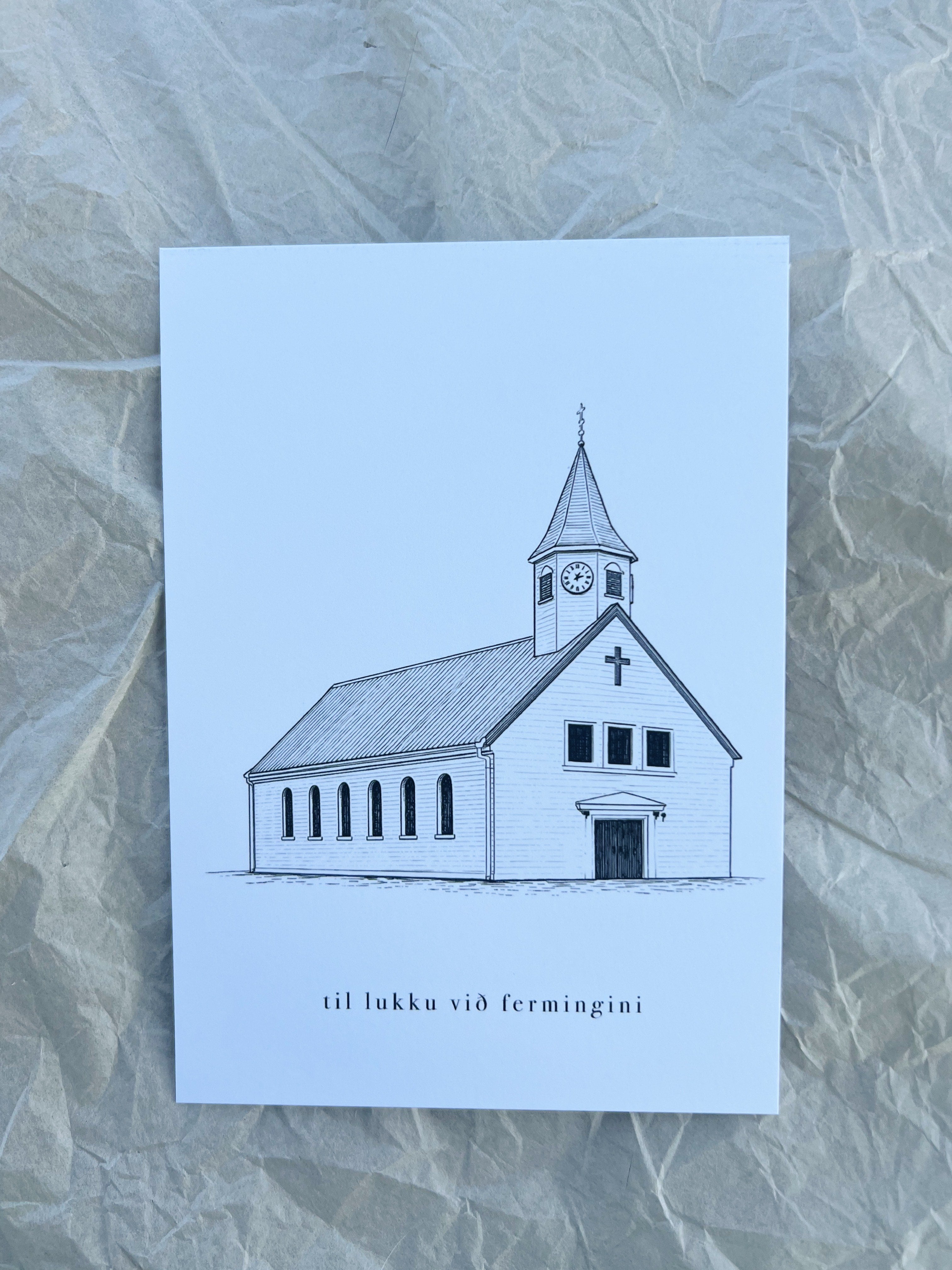 Til lukku við fermingini - Skála kirkja