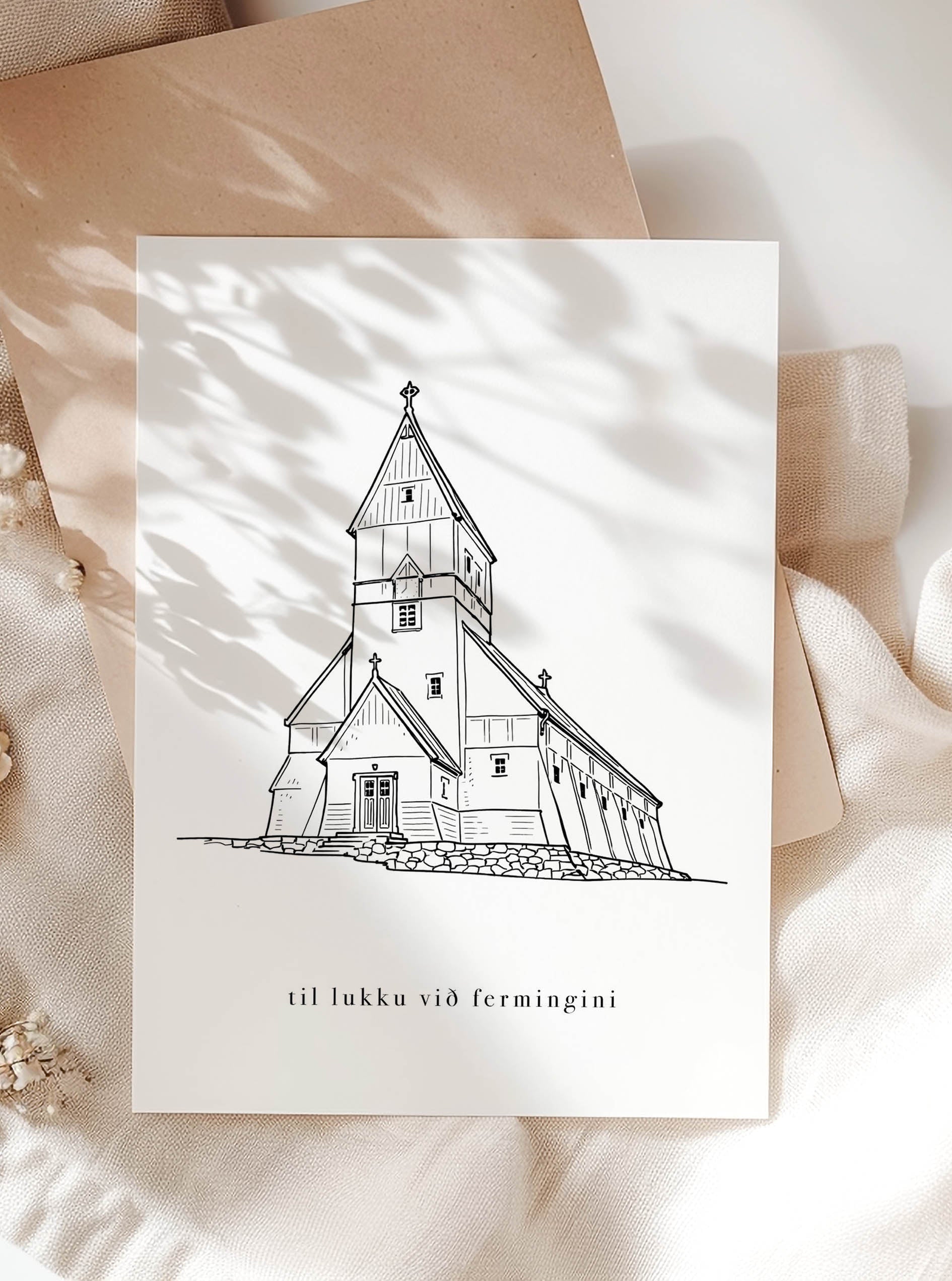 Til lukku við fermingini - Tvøroyrar kirkja