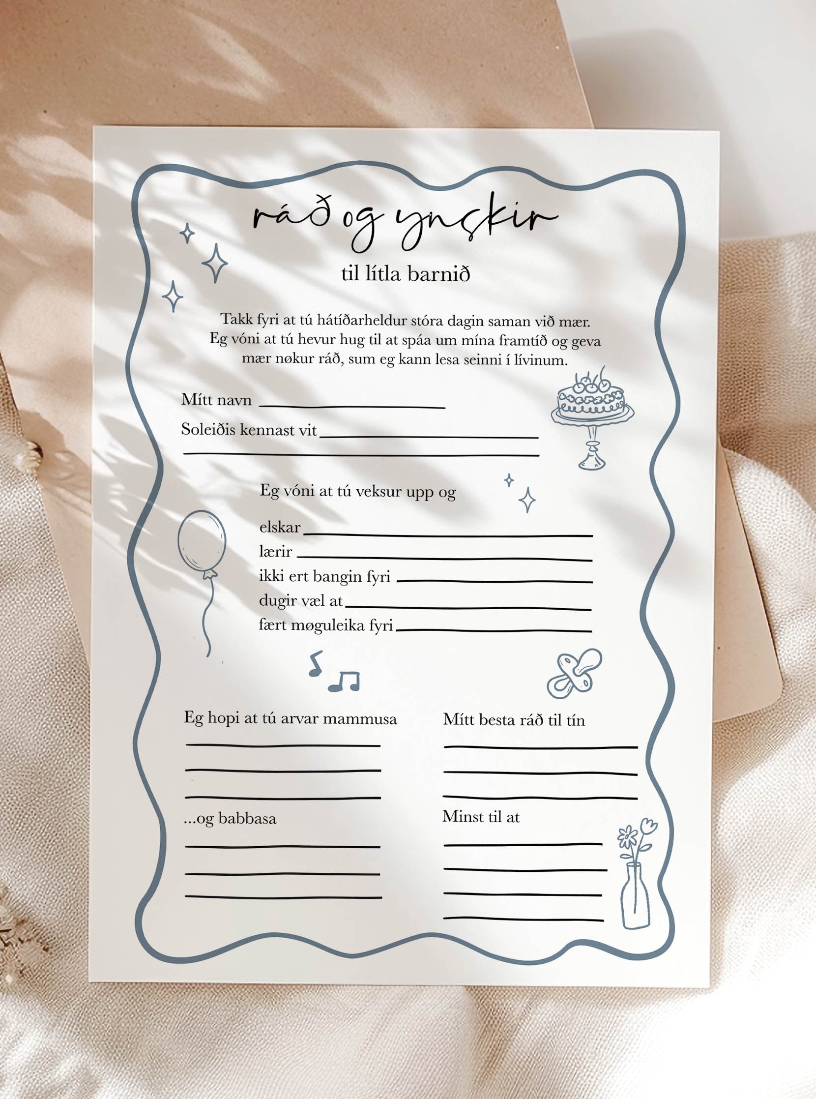 Ráð og ynskir til lítla barnið