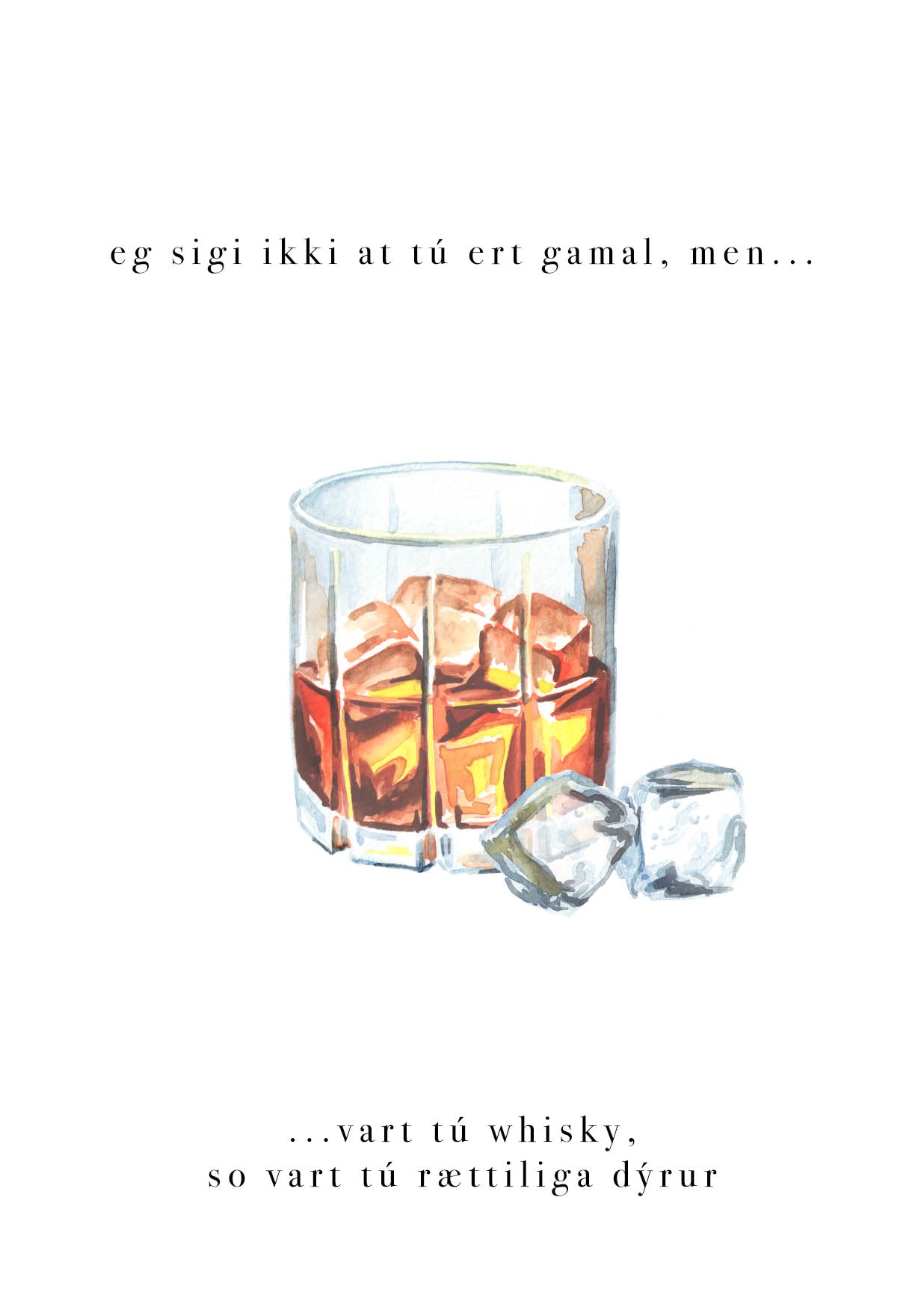 Eg sigi ikki at tú ert gamal, men..