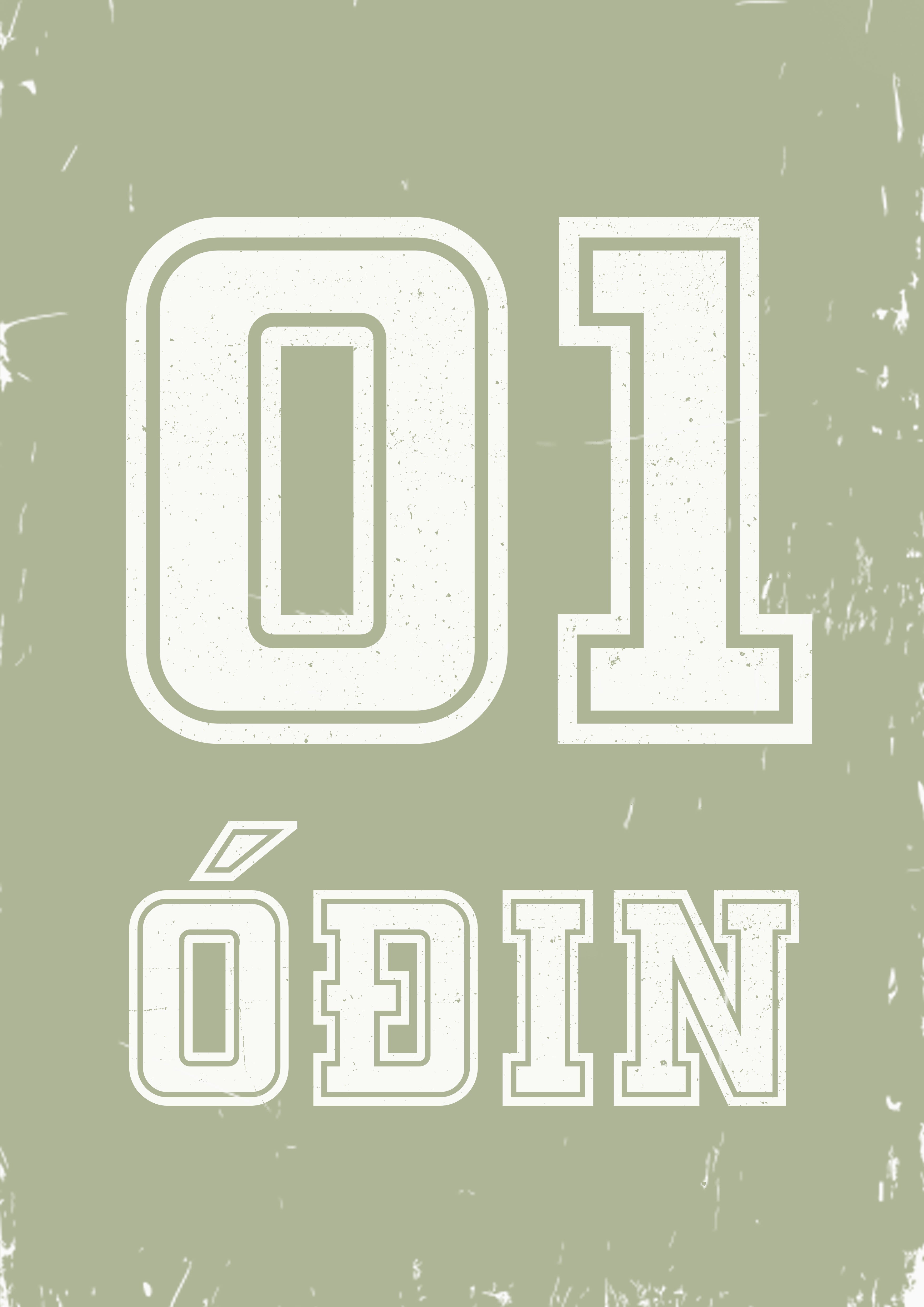 Spælara plakat - Grøn