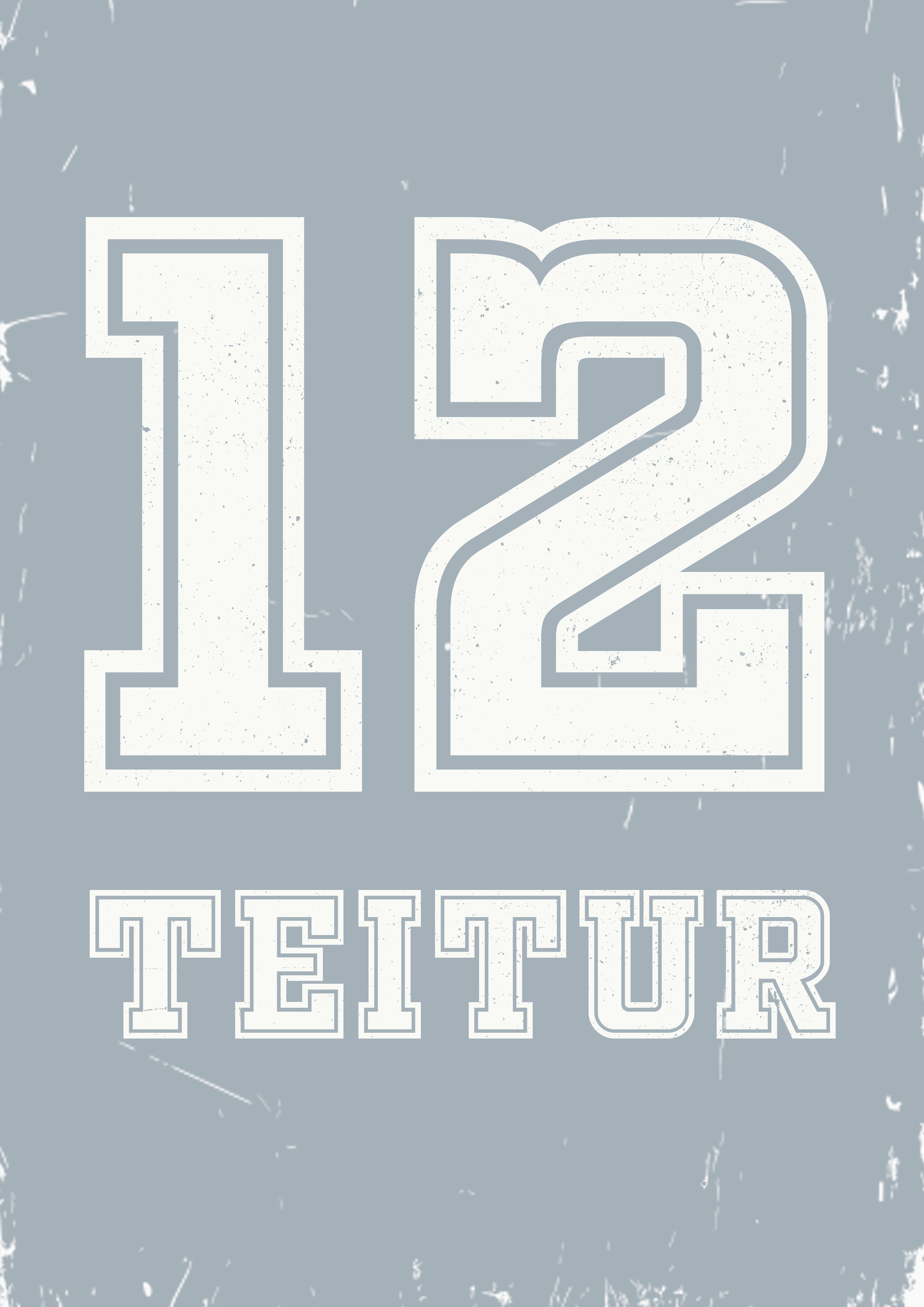 Spælara plakat - Blá