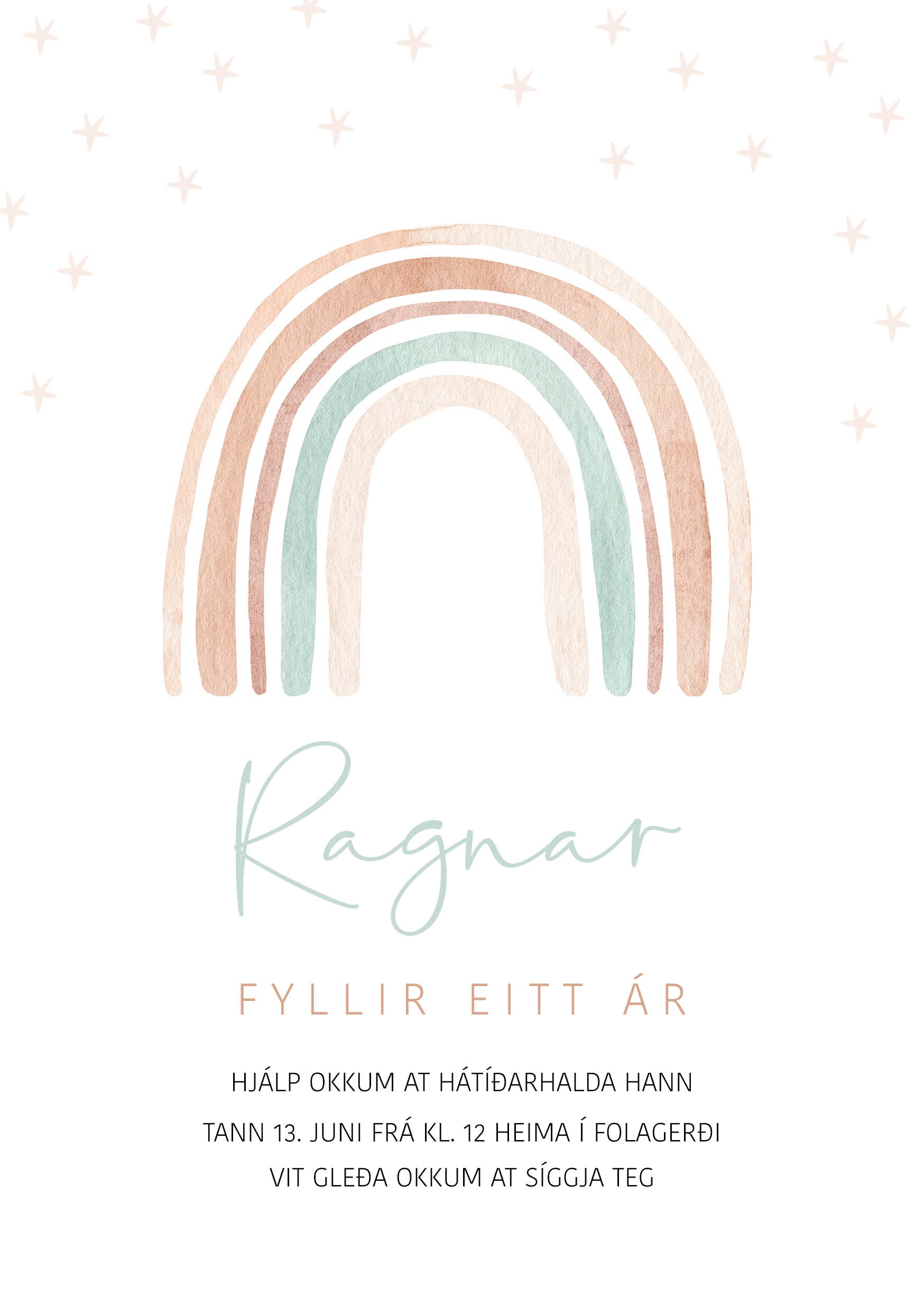 Innbjóðing - Grønur ælabogi