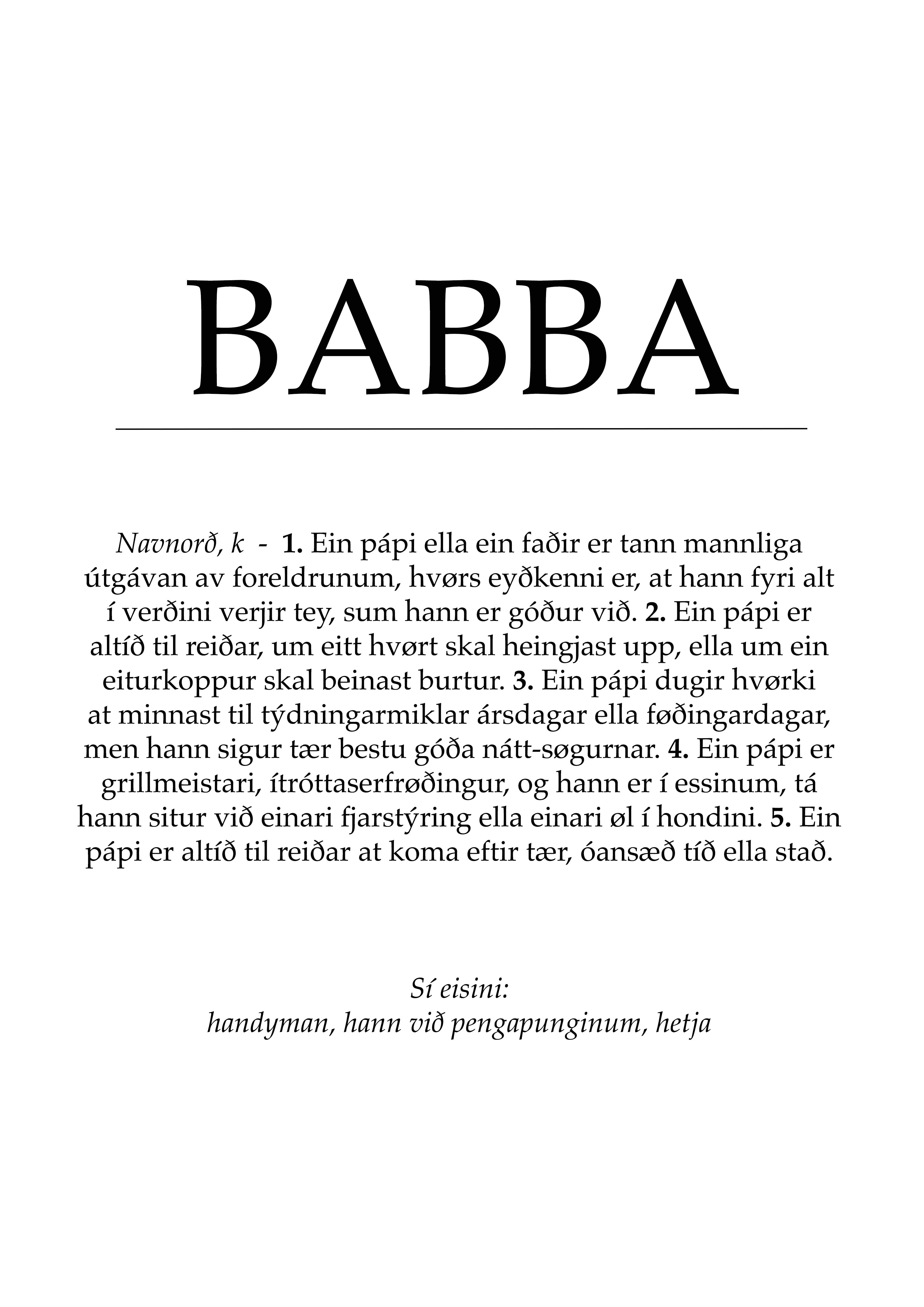 Babba