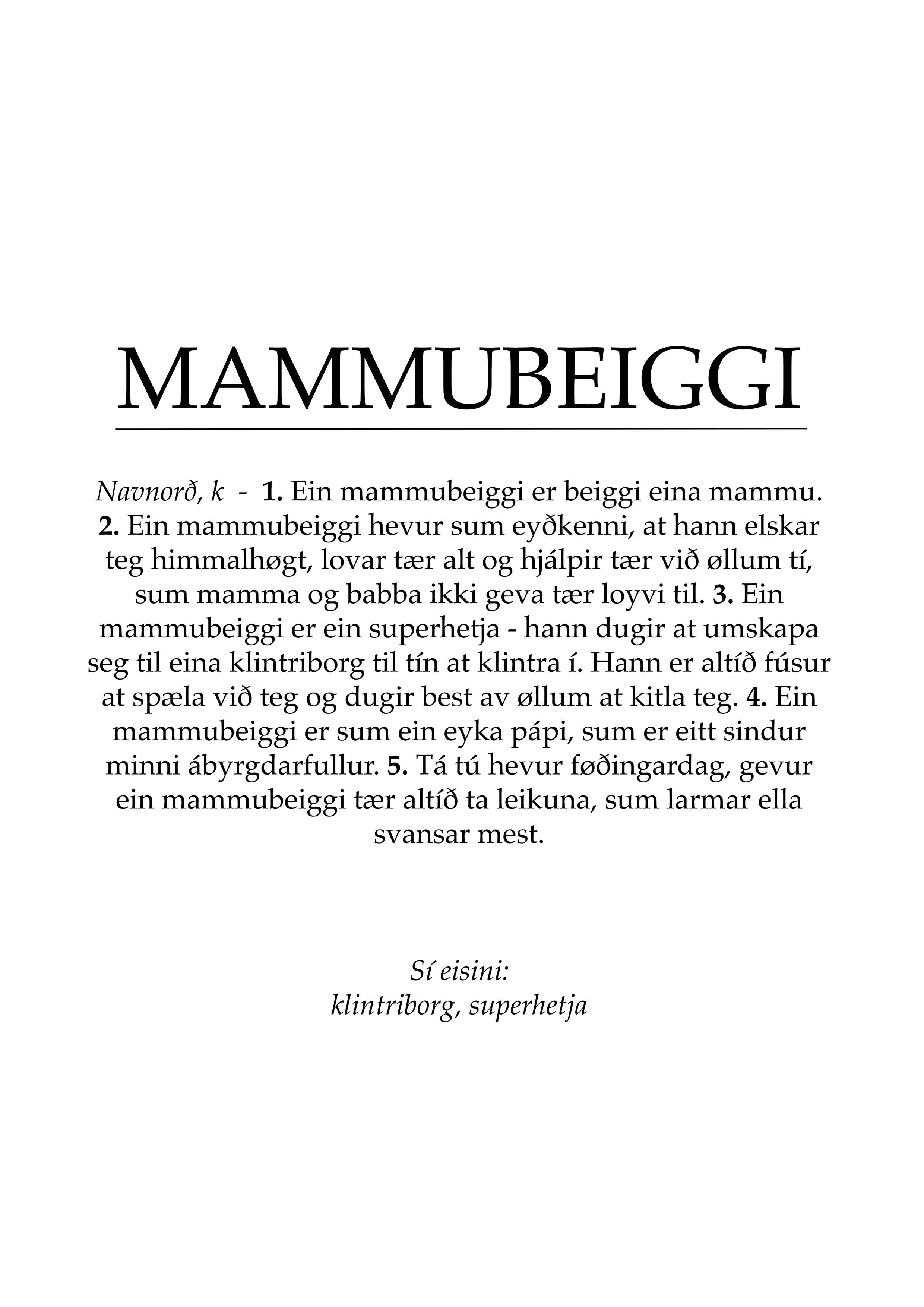 Mammubeiggi