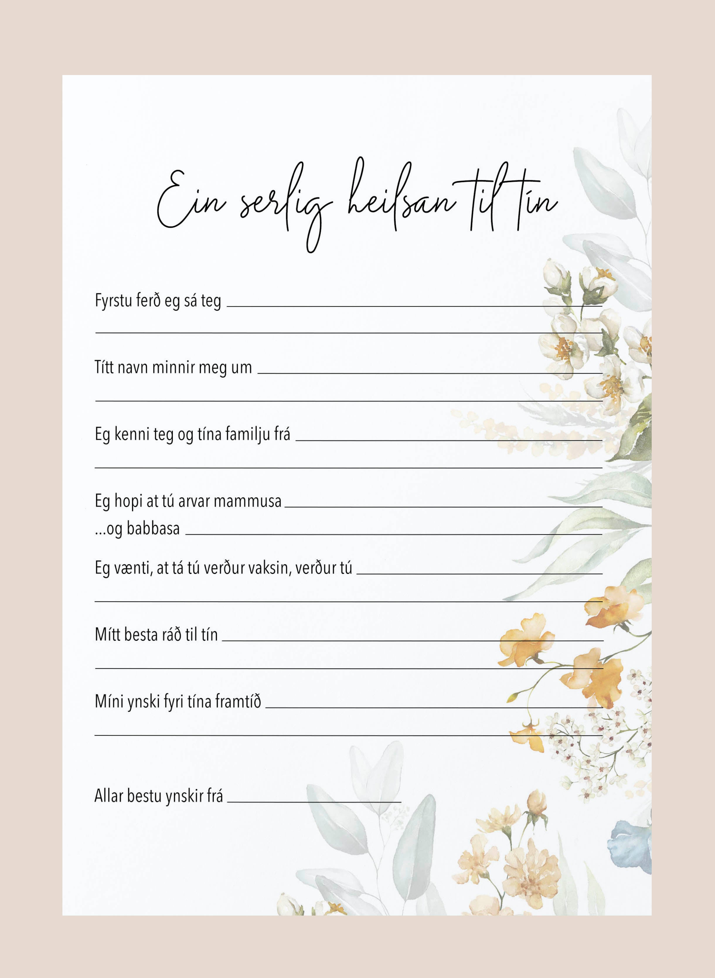 Heilsan á dópsdegnum - no. 1