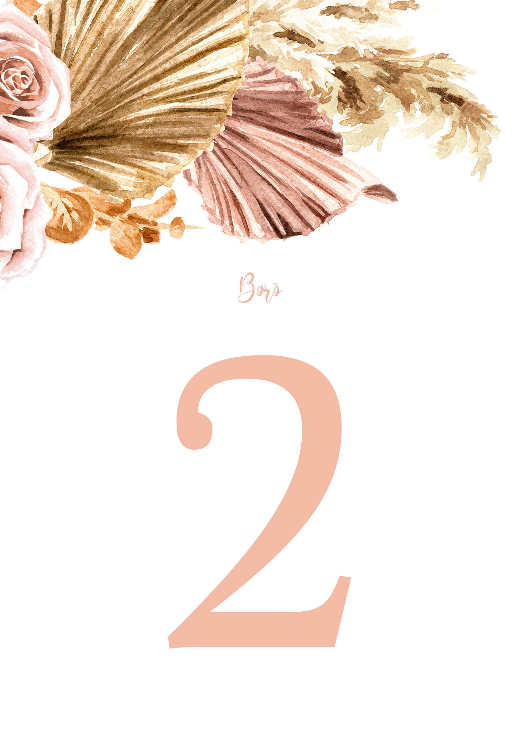 Borðnummar - Vióla