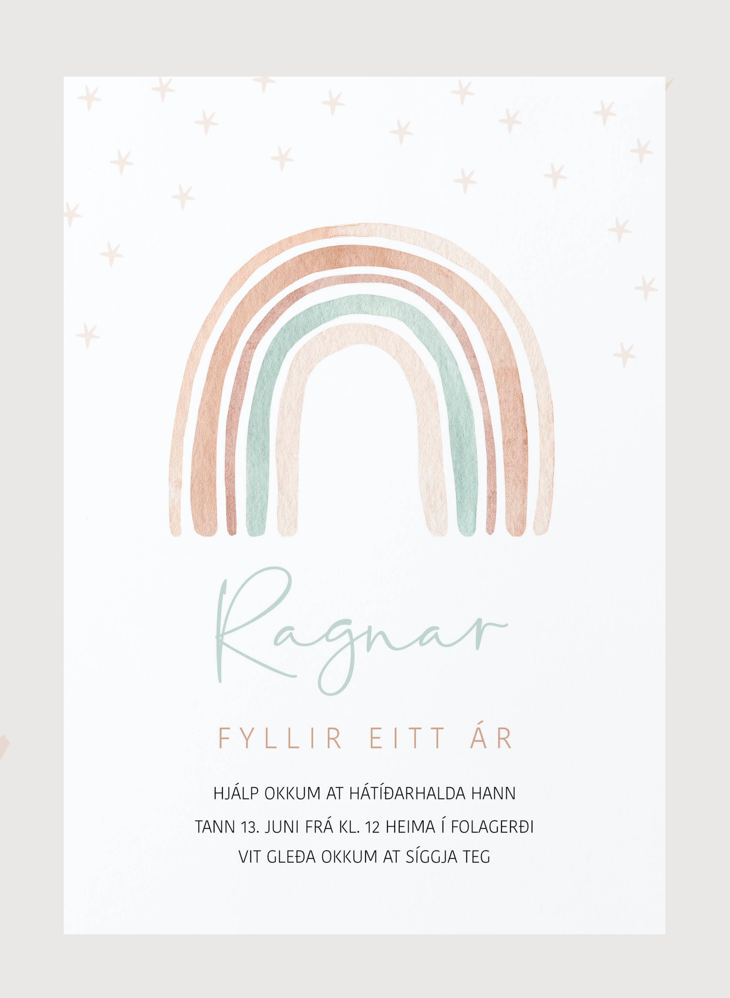 Innbjóðing - Grønur ælabogi