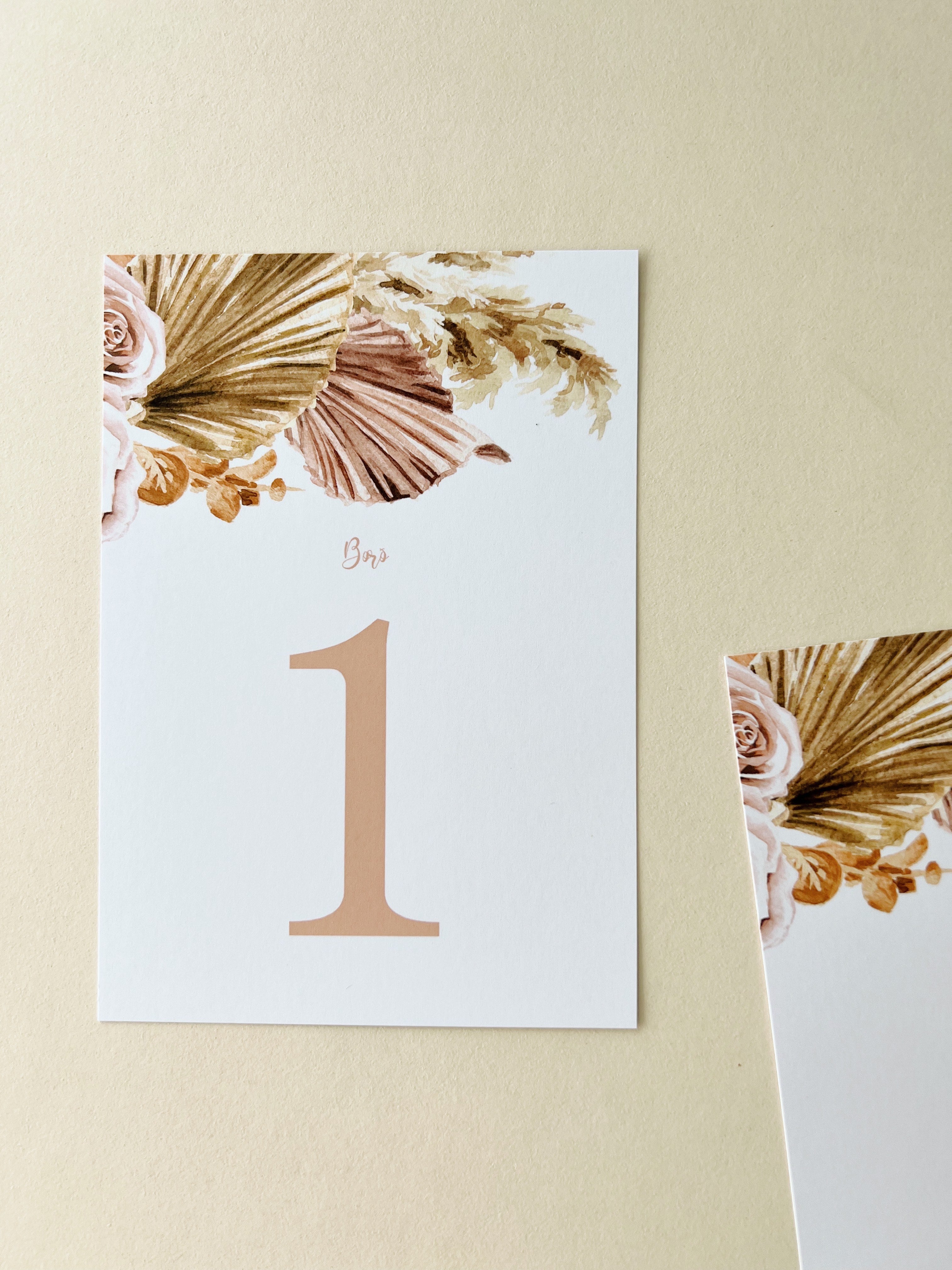 Borðnummar - Vióla