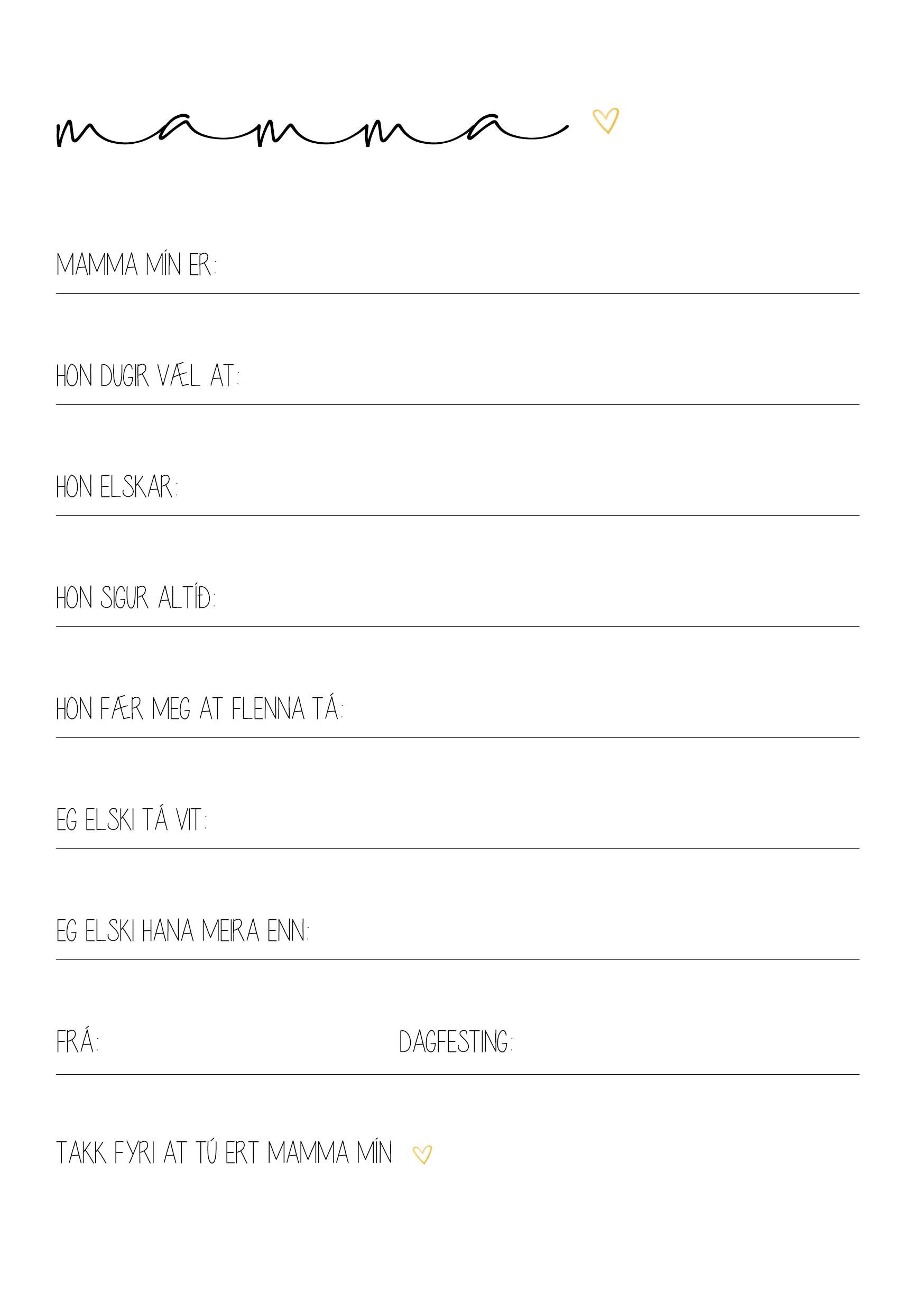 MAMMA - STRIKUTEKNING