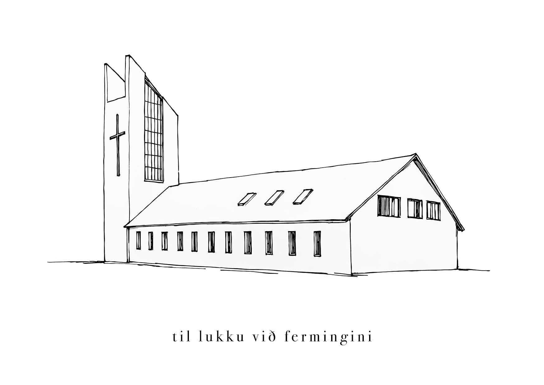 Til lukku við fermingini - Argja kirkja
