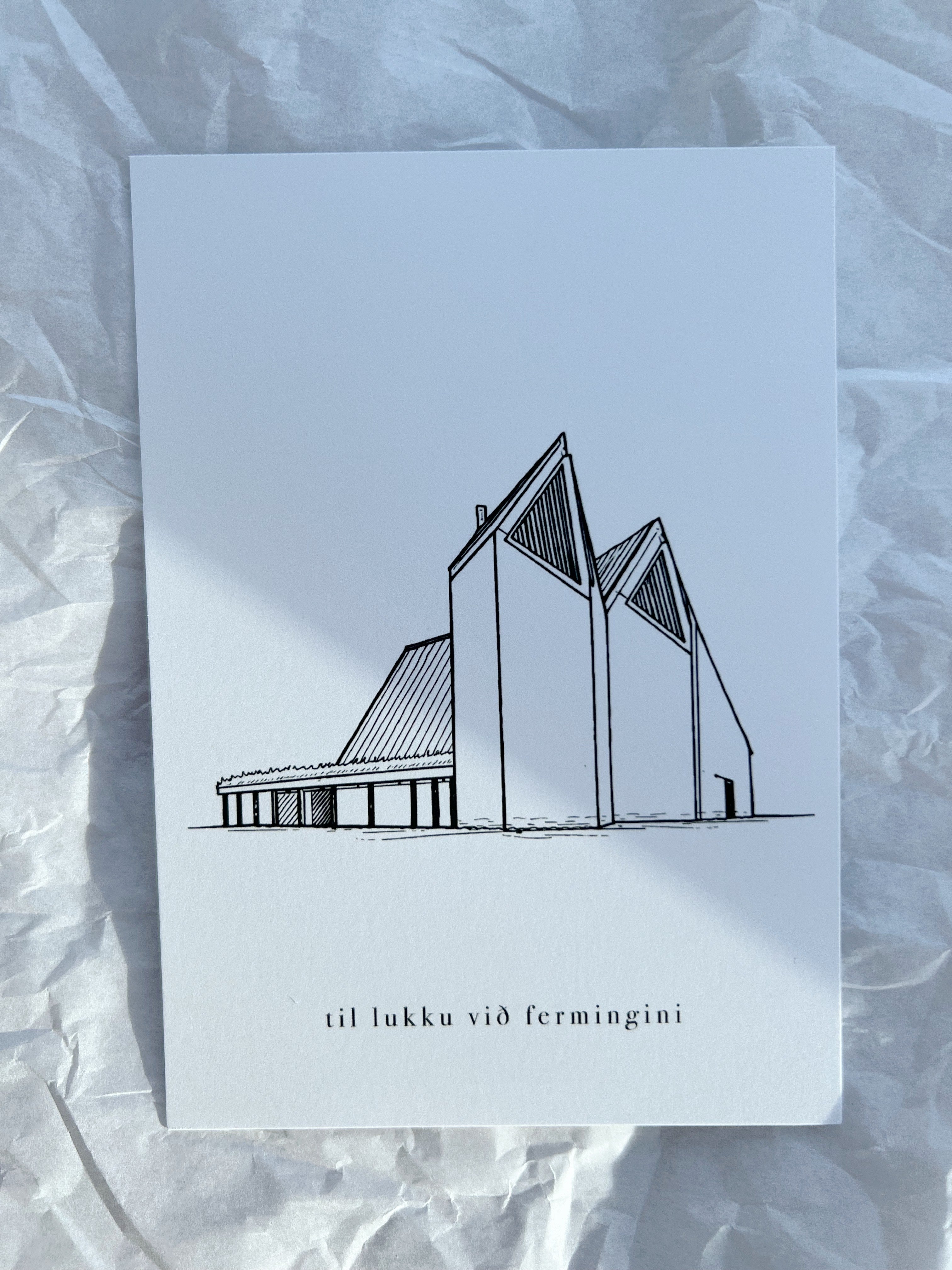 Til lukku við fermingini - Fuglafjarðar kirkja