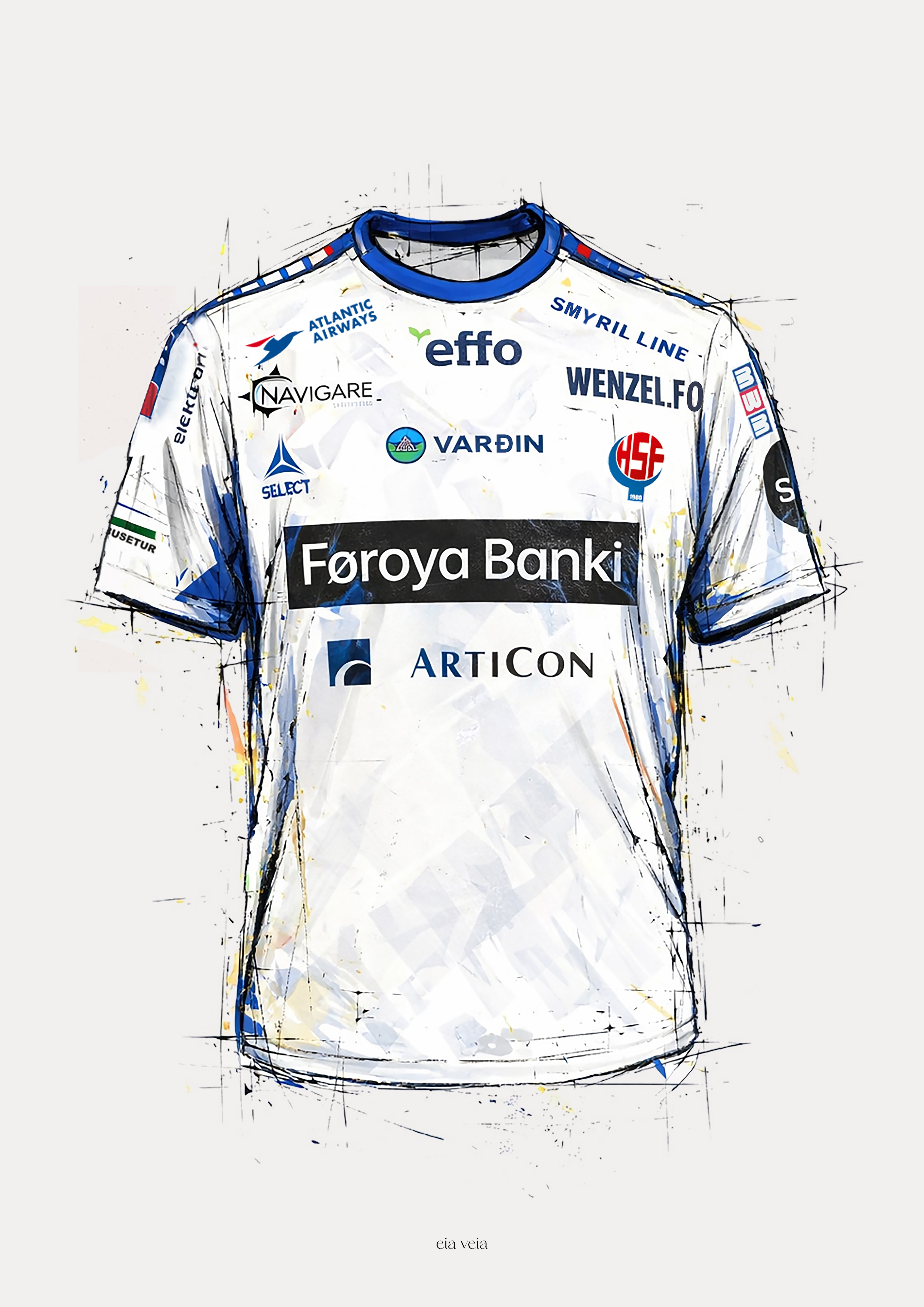 Landsliðsblusan - Hondbóltur