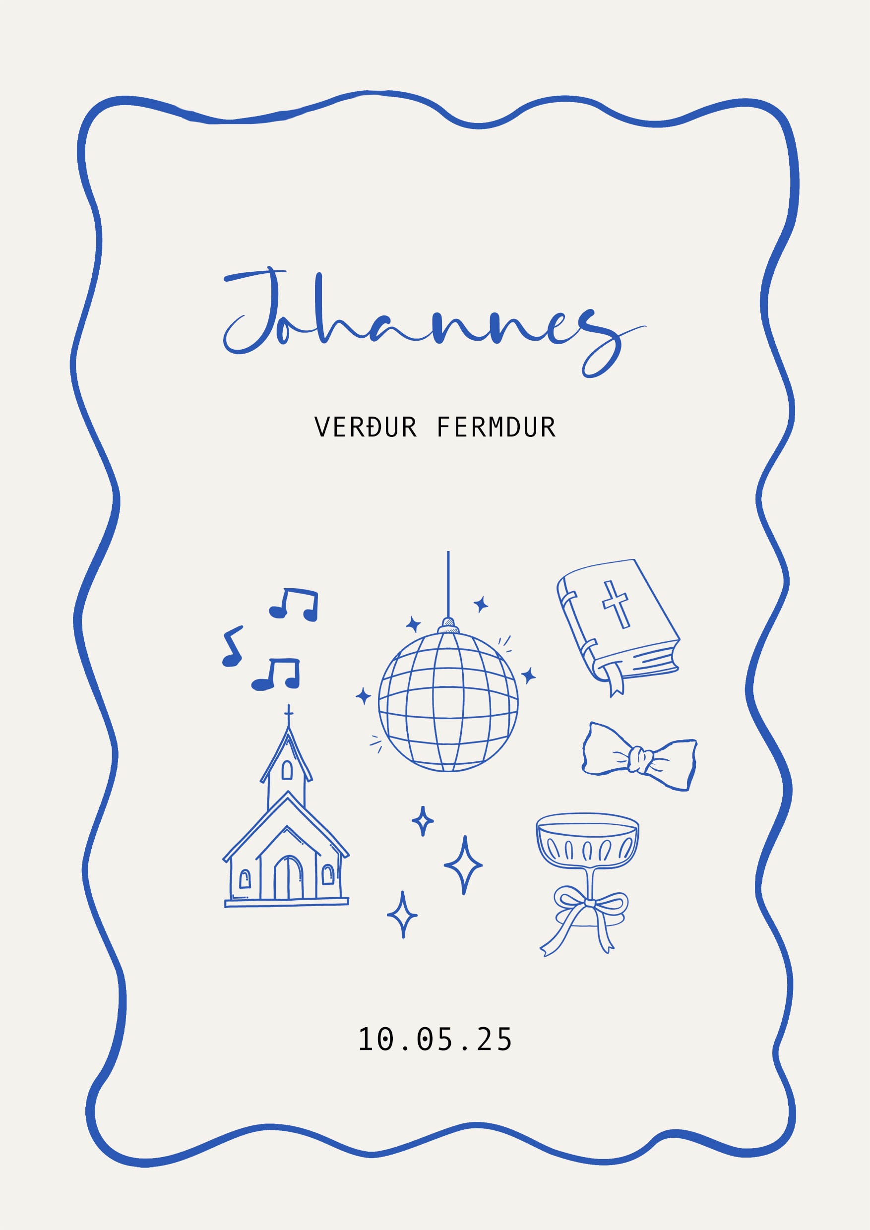 Innbjóðing - Johannes