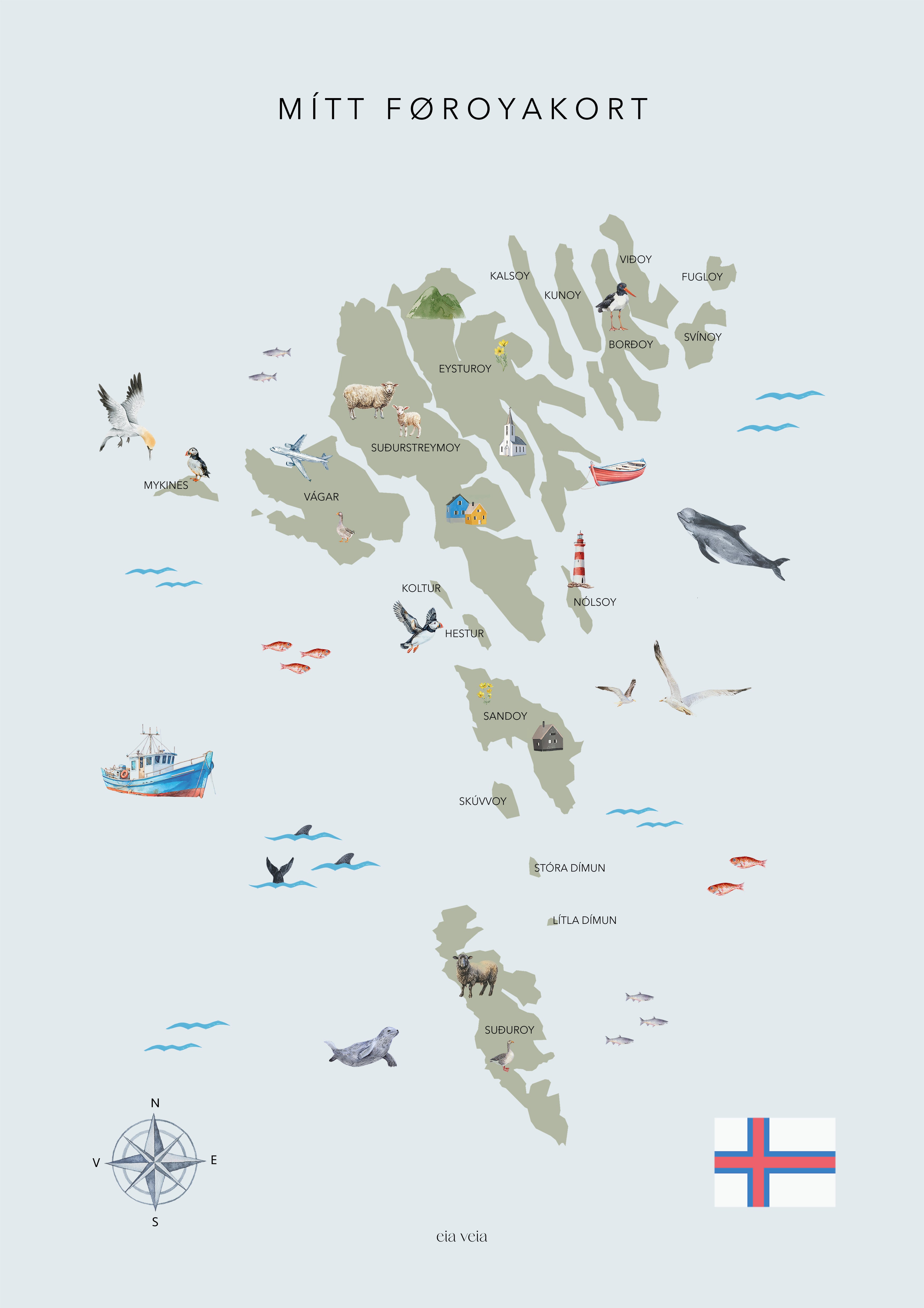 Mítt føroyakort