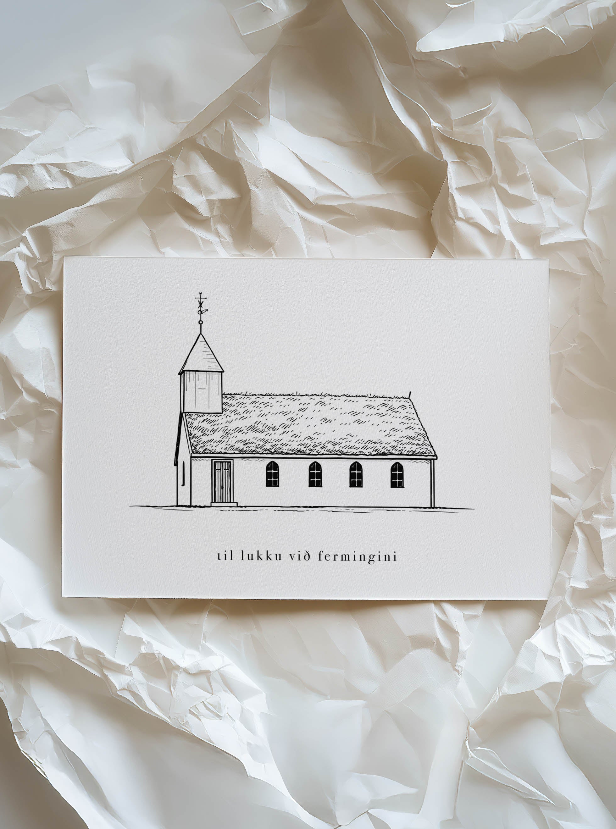 Til lukku við fermingini - Skálavíkar kirkja