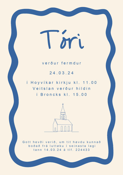 Innbjóðing - Tóri