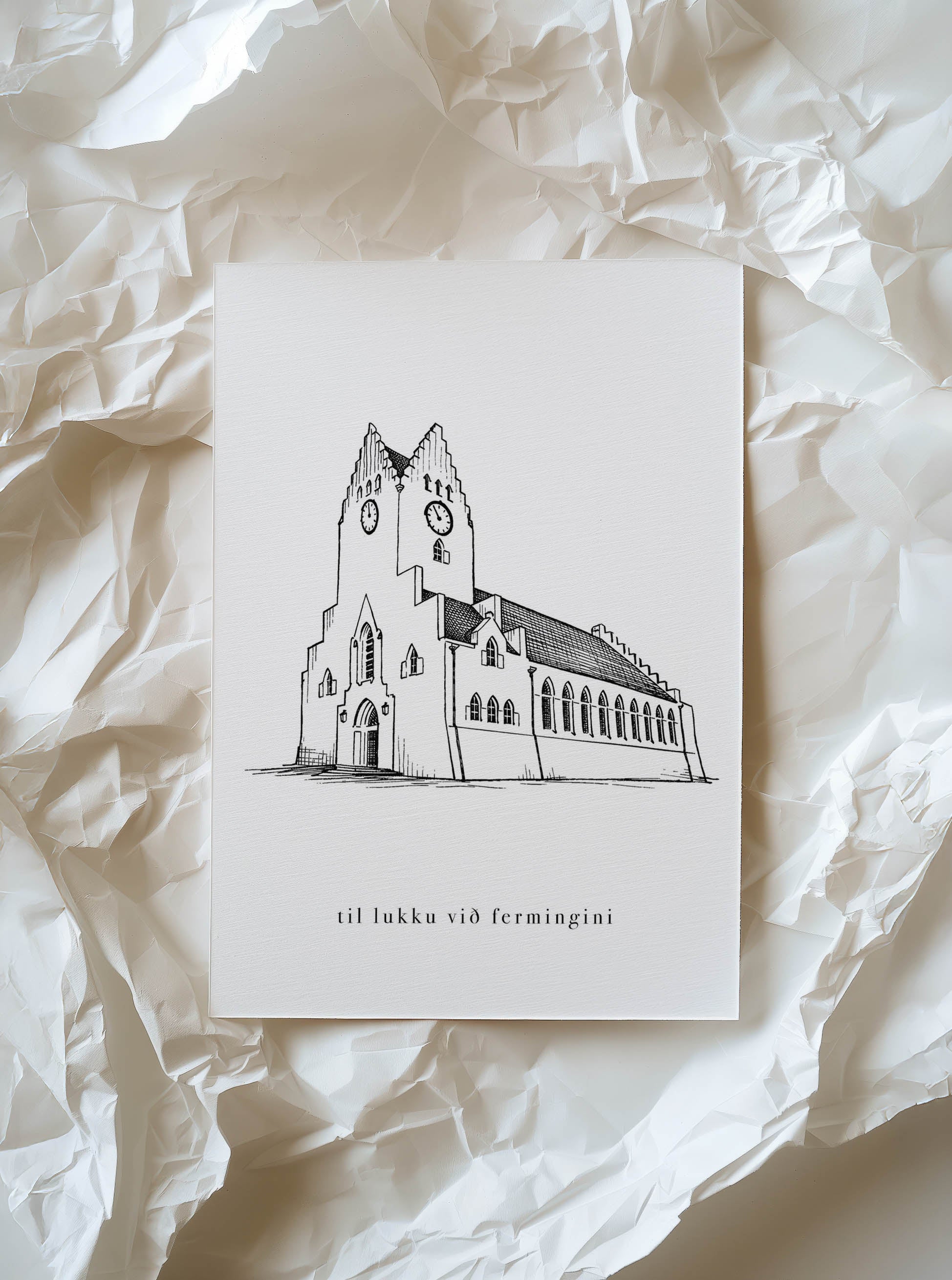 Til lukku við fermingini - Vágs kirkja