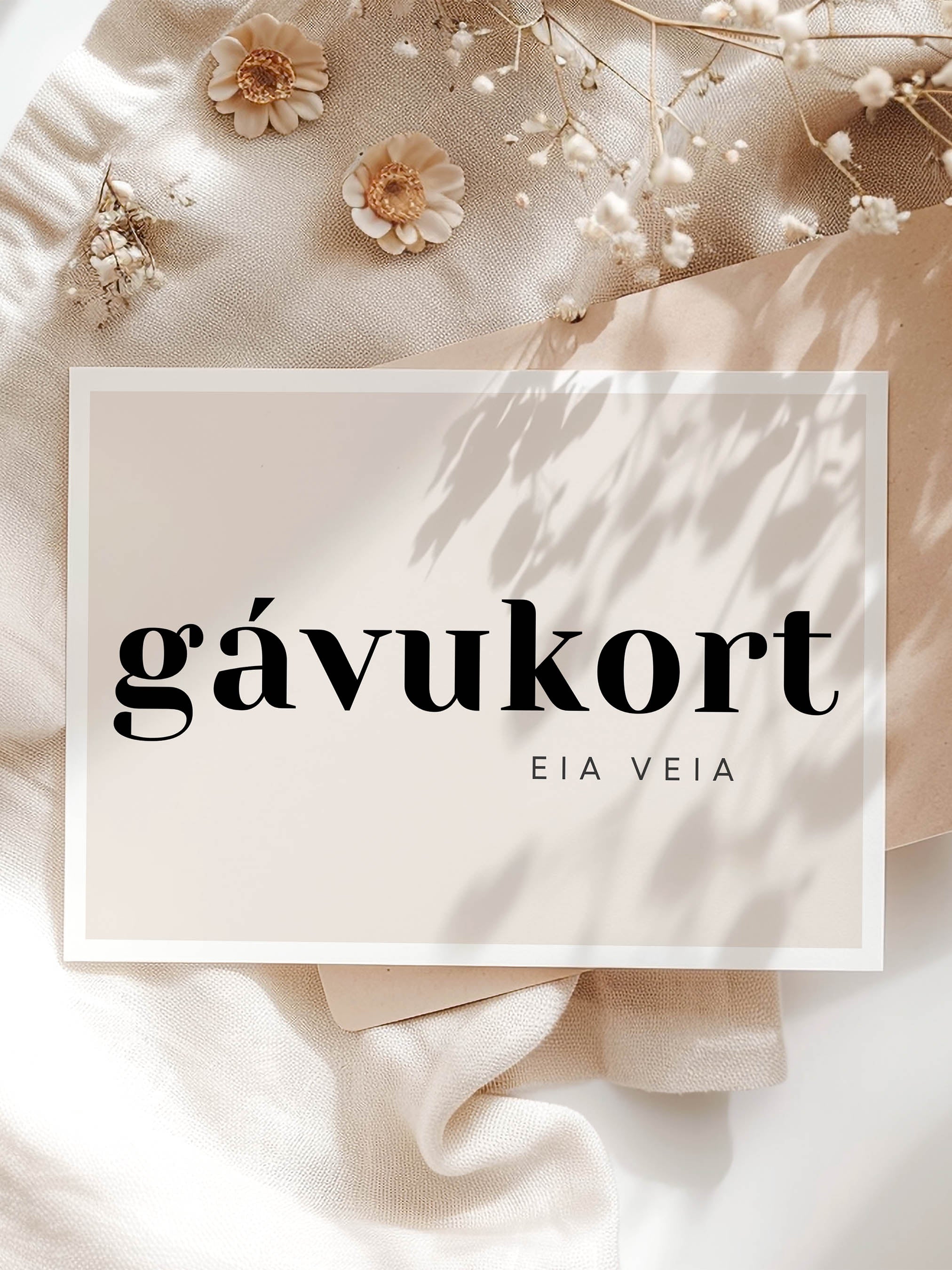 Eia Veia gávukort