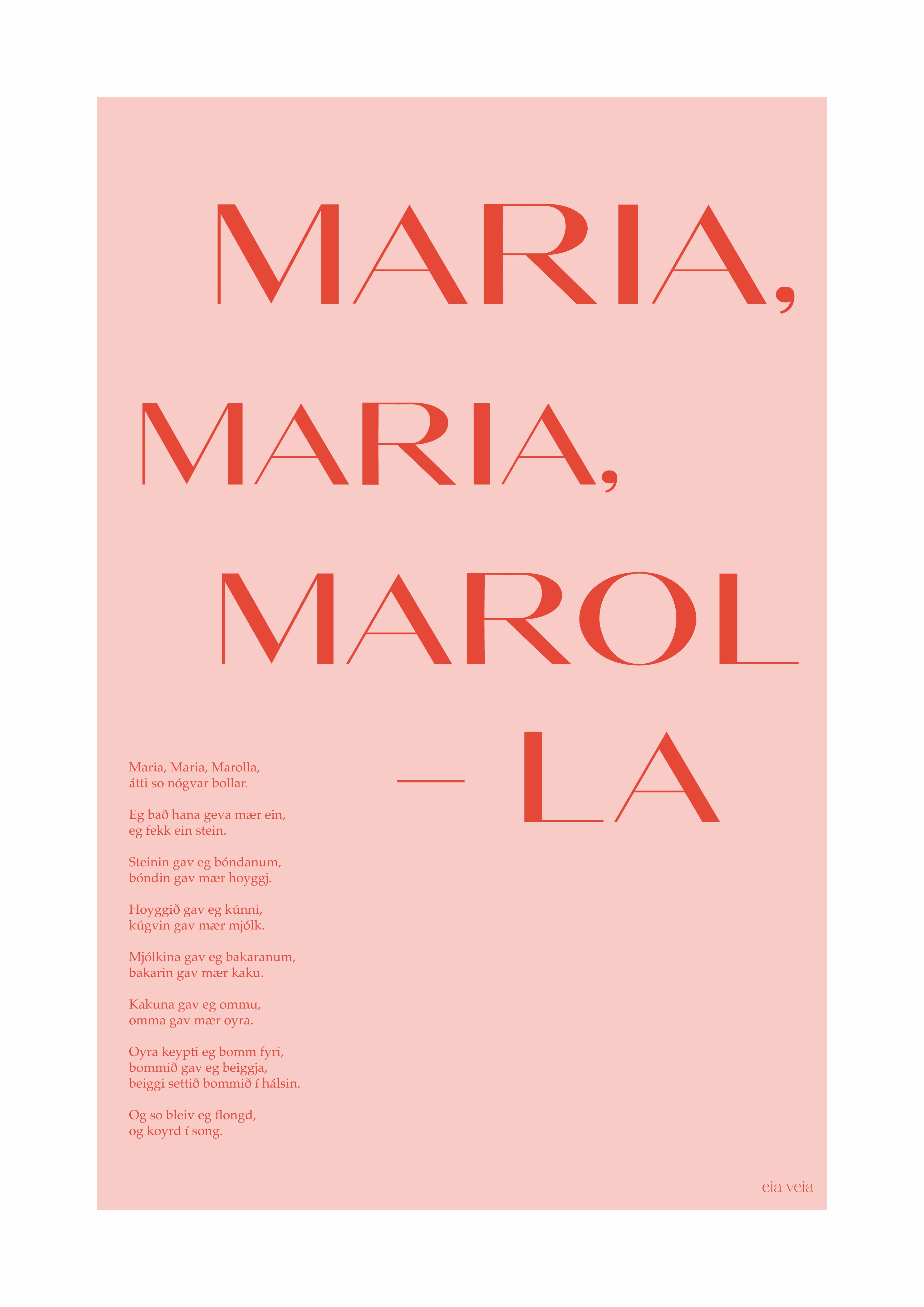 Maria, Maria, Marolla