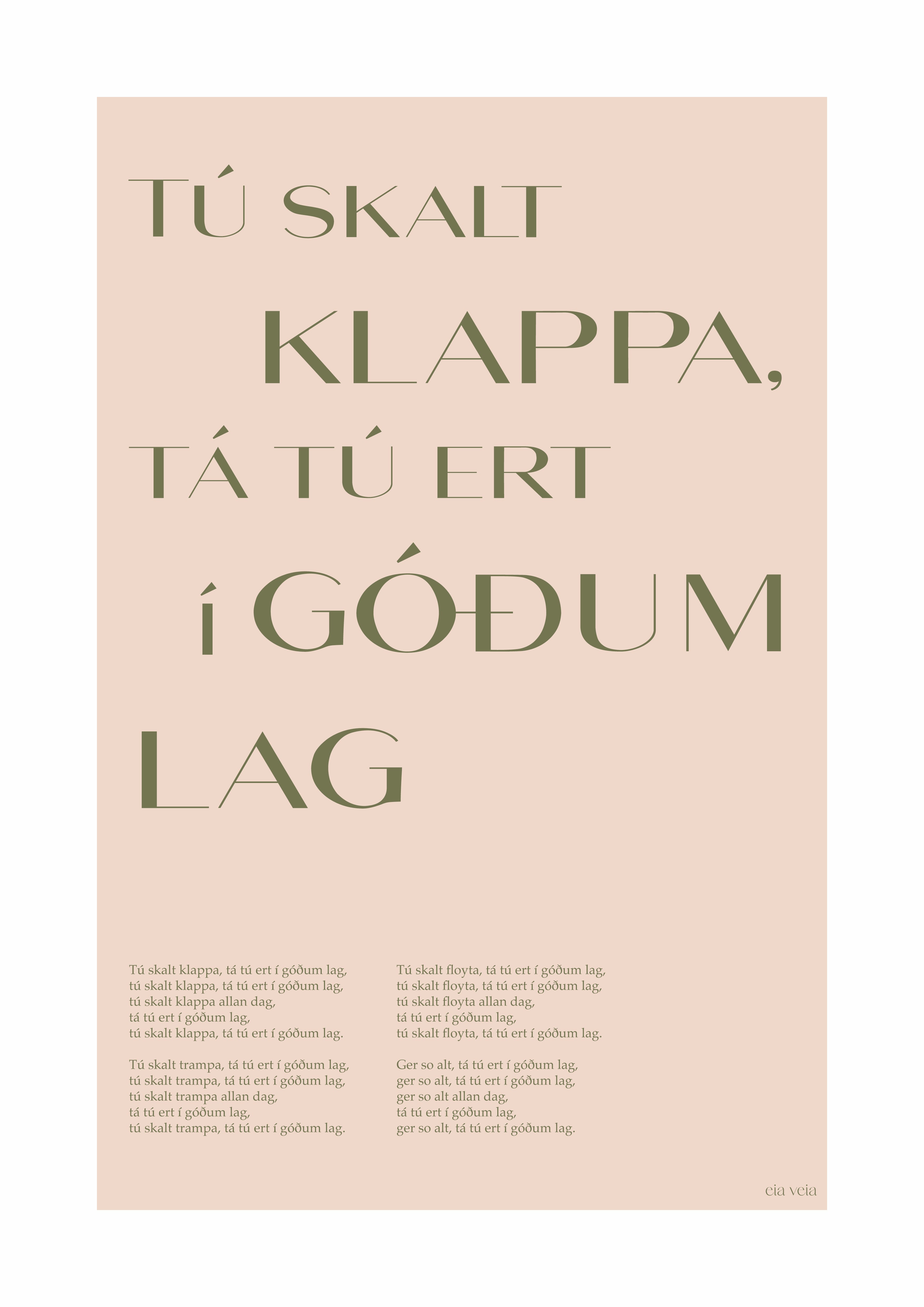 Tú skalt klappa