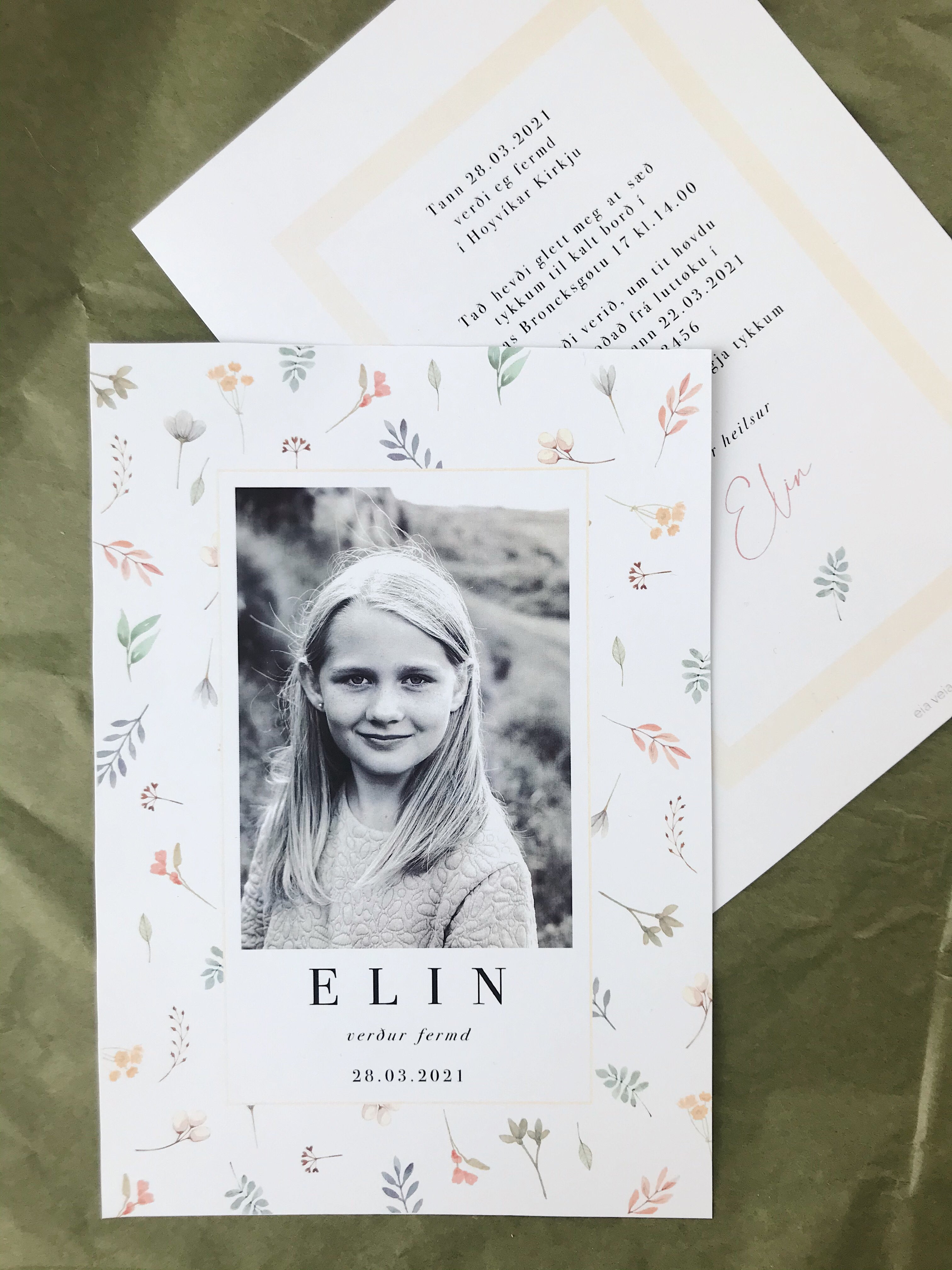 Innbjóðing - Elin
