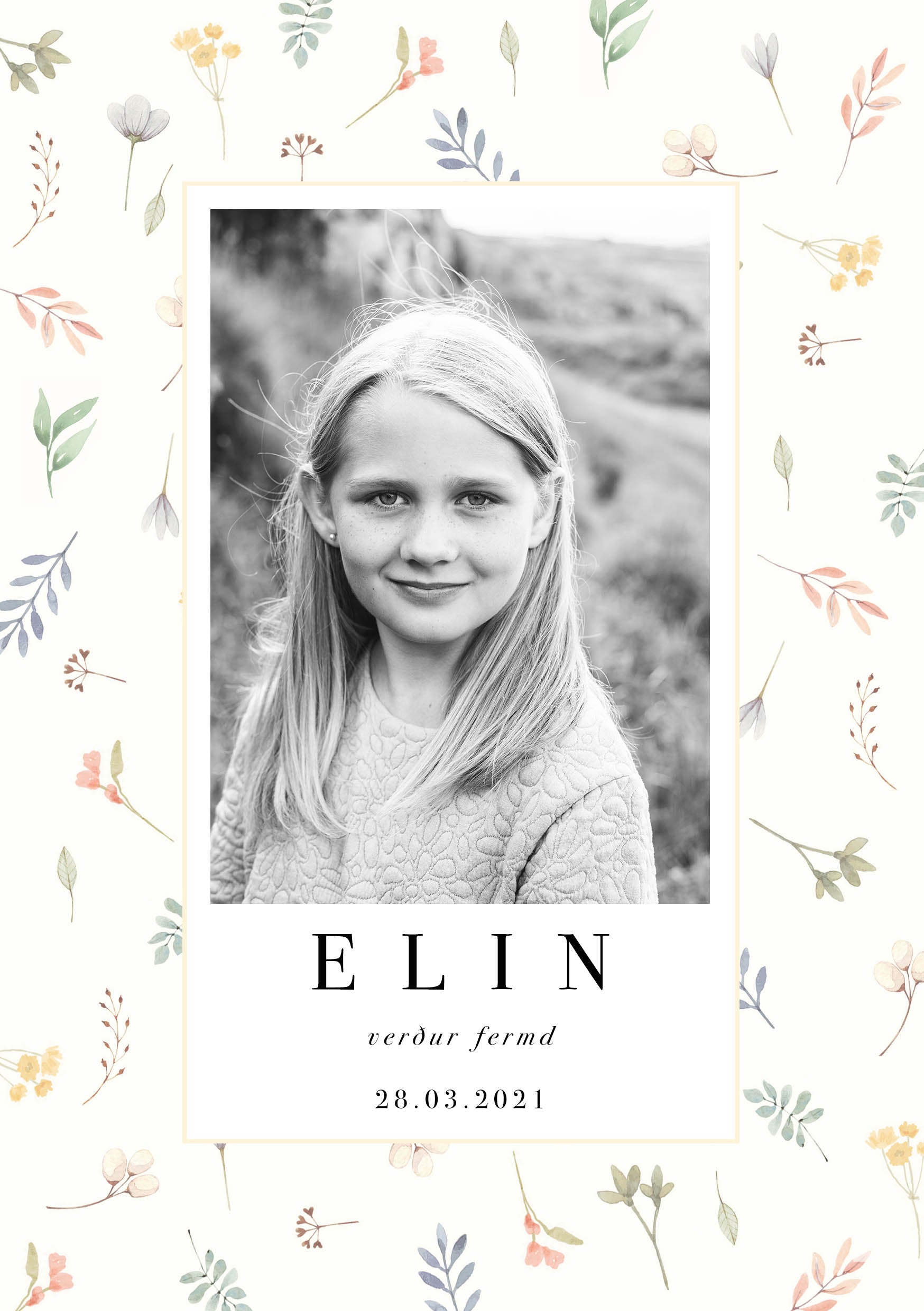Innbjóðing - Elin