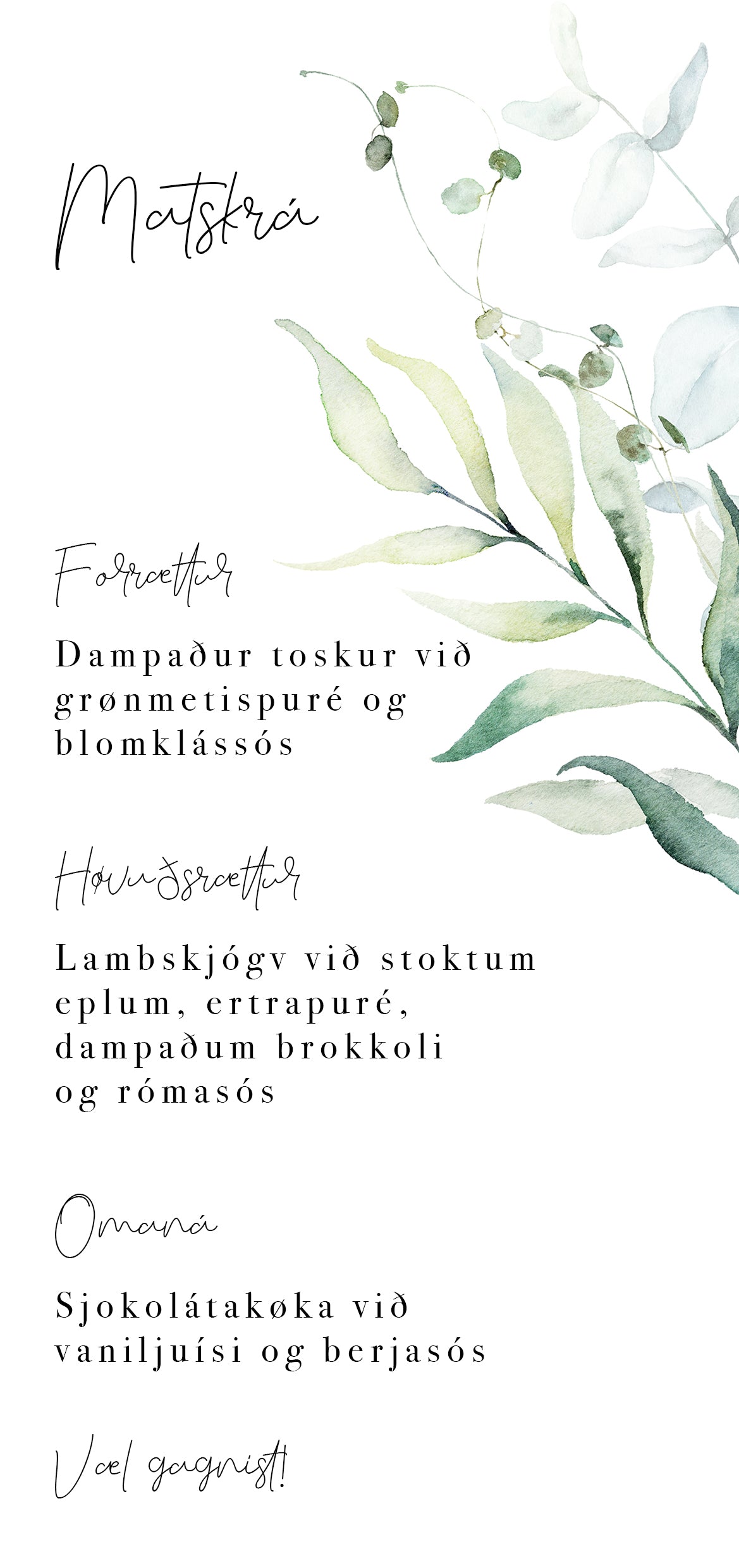 Matskrá - Liana