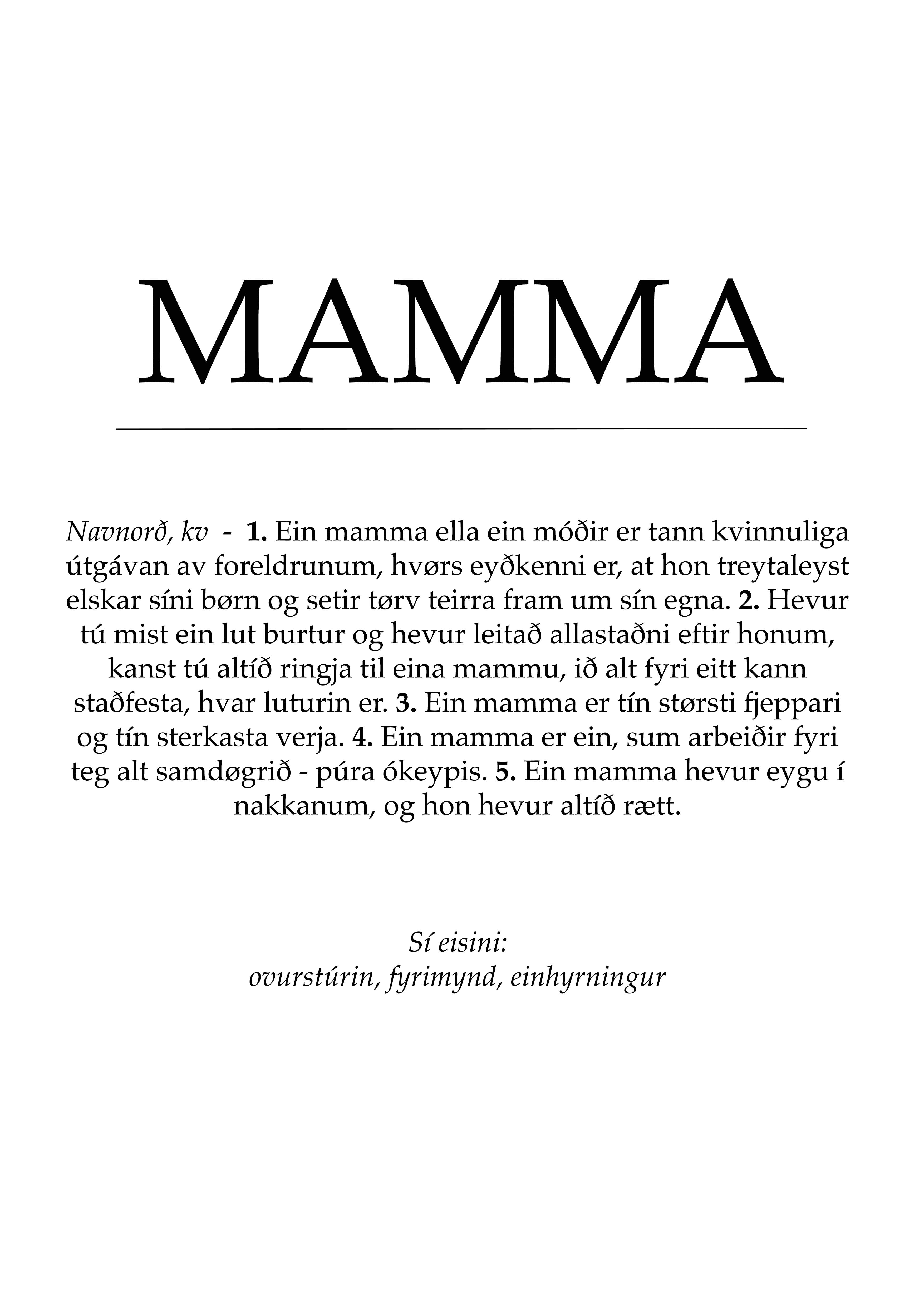 Mamma