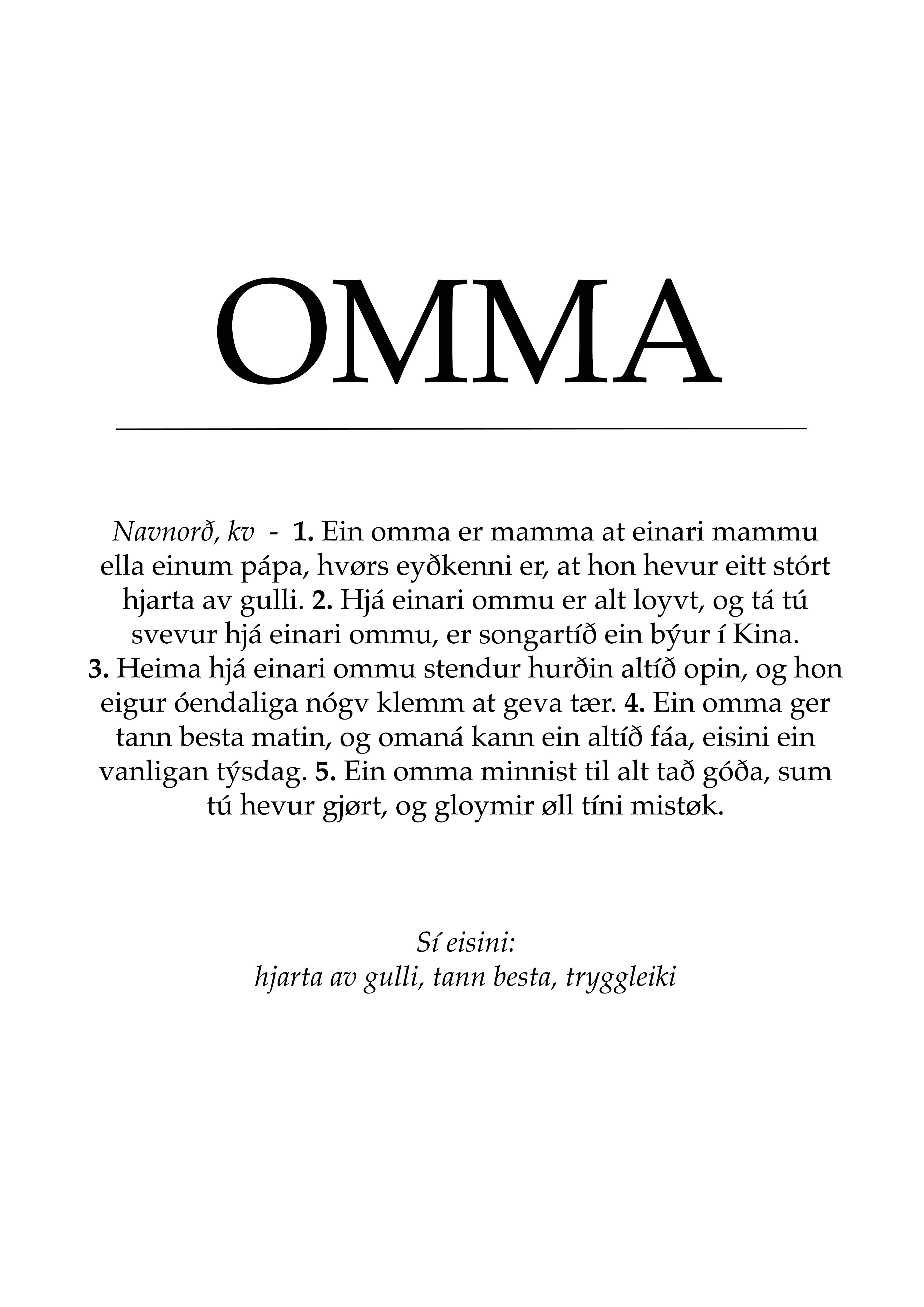 Omma