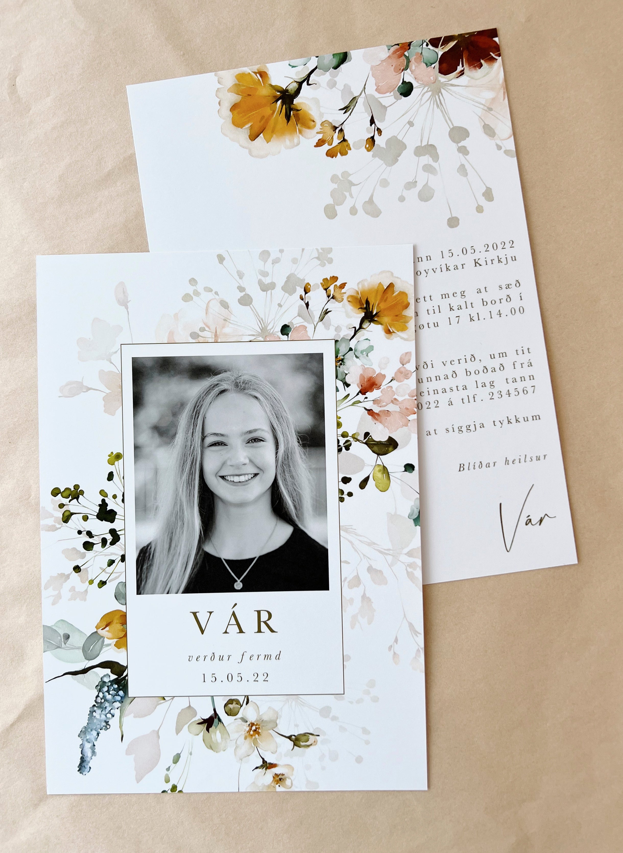 Innbjóðing - Vár