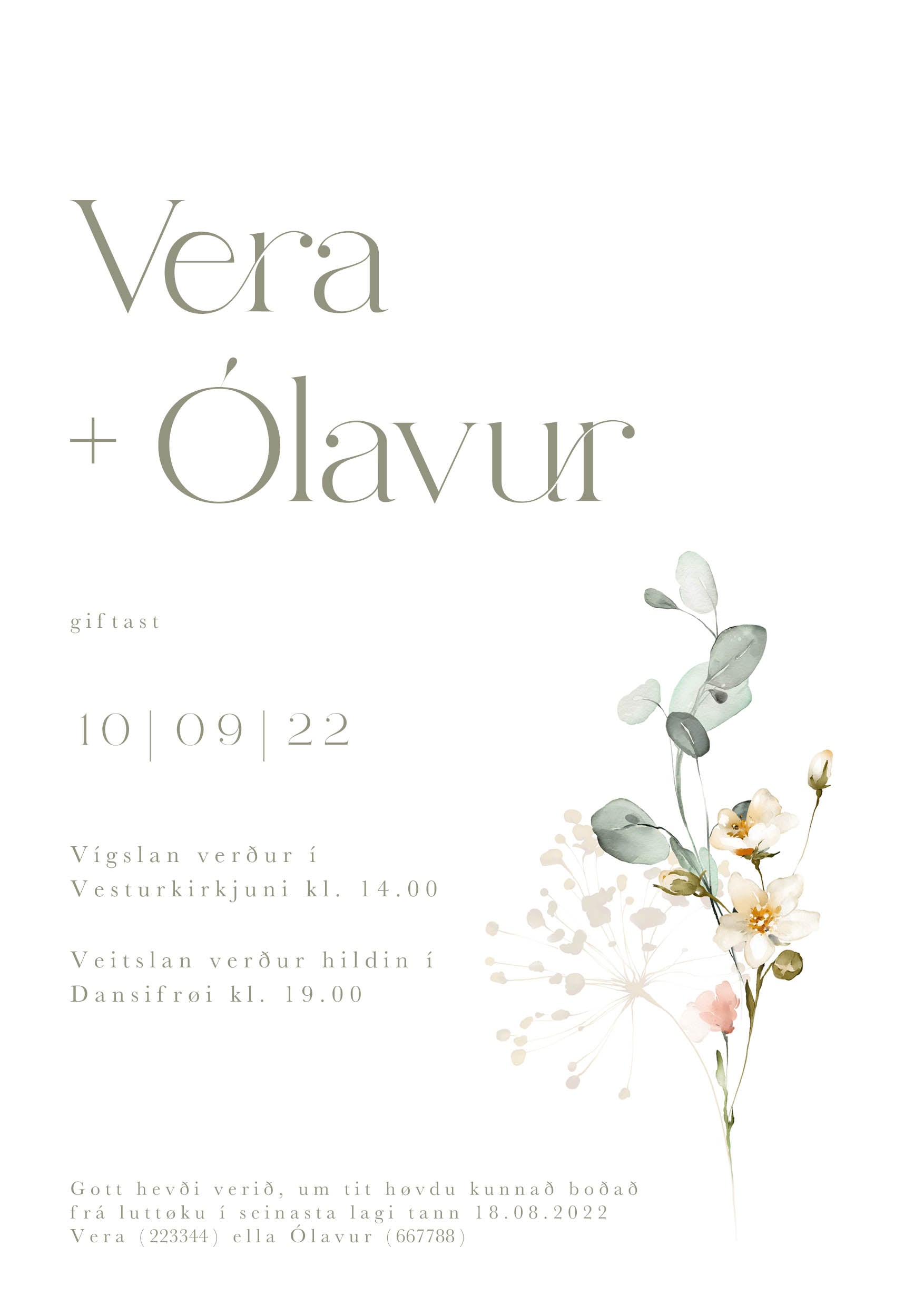 Innbjóðing - Vera