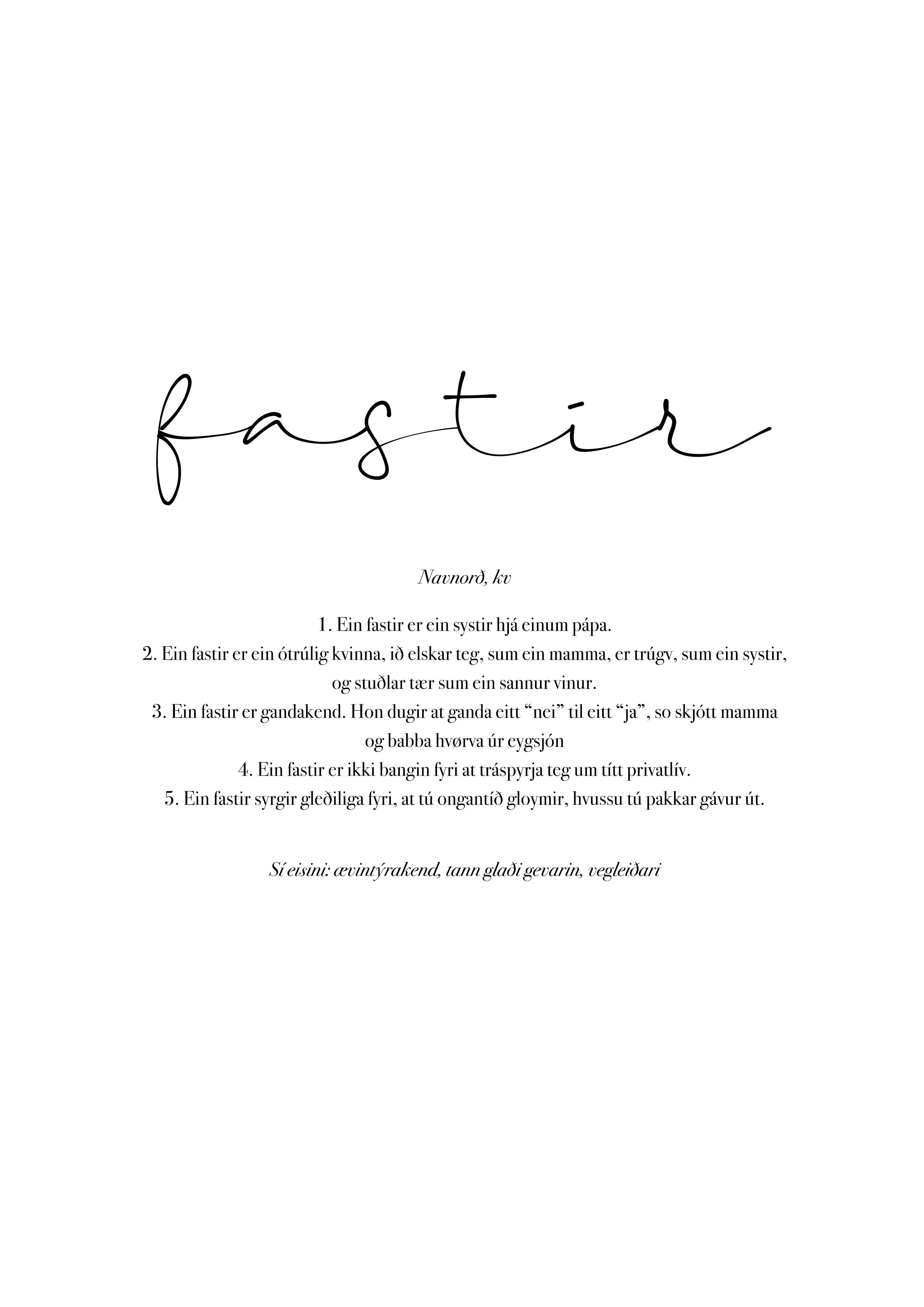 Fastir