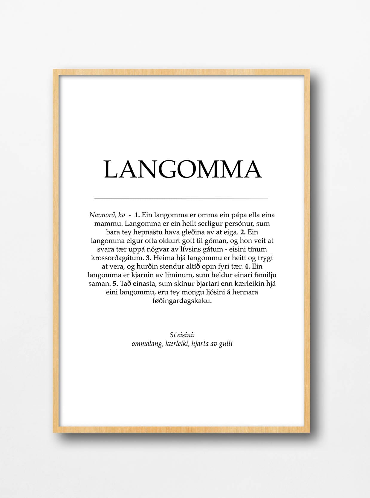 Langomma